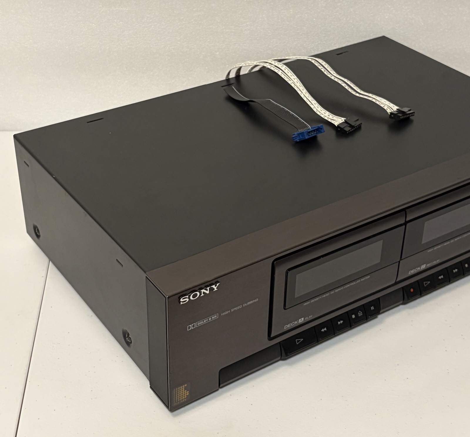 Sony TC-W421 Stereo Cassette Deck Very Good Used, Clean Vintage Unit, Untested