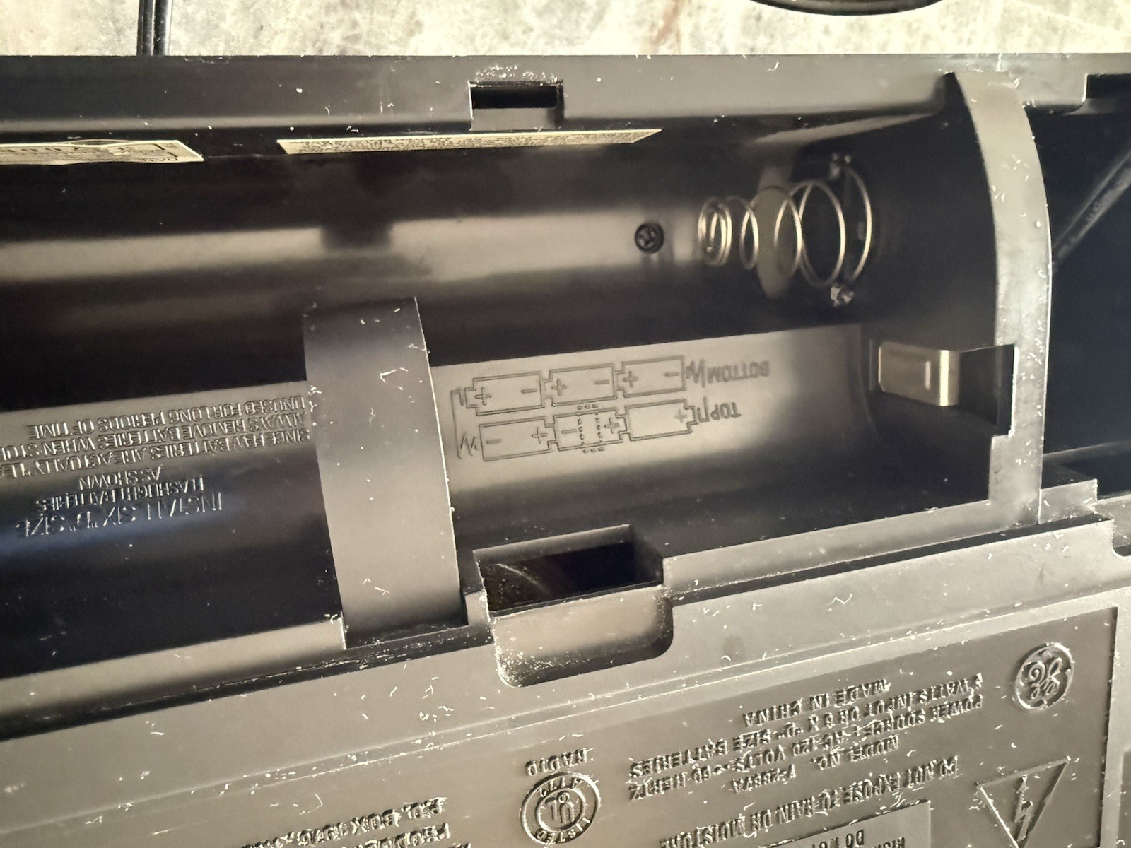 GE SUPERADIO VTG General Electric Long-Range AM/FM Super Radio 7-2887A Tested