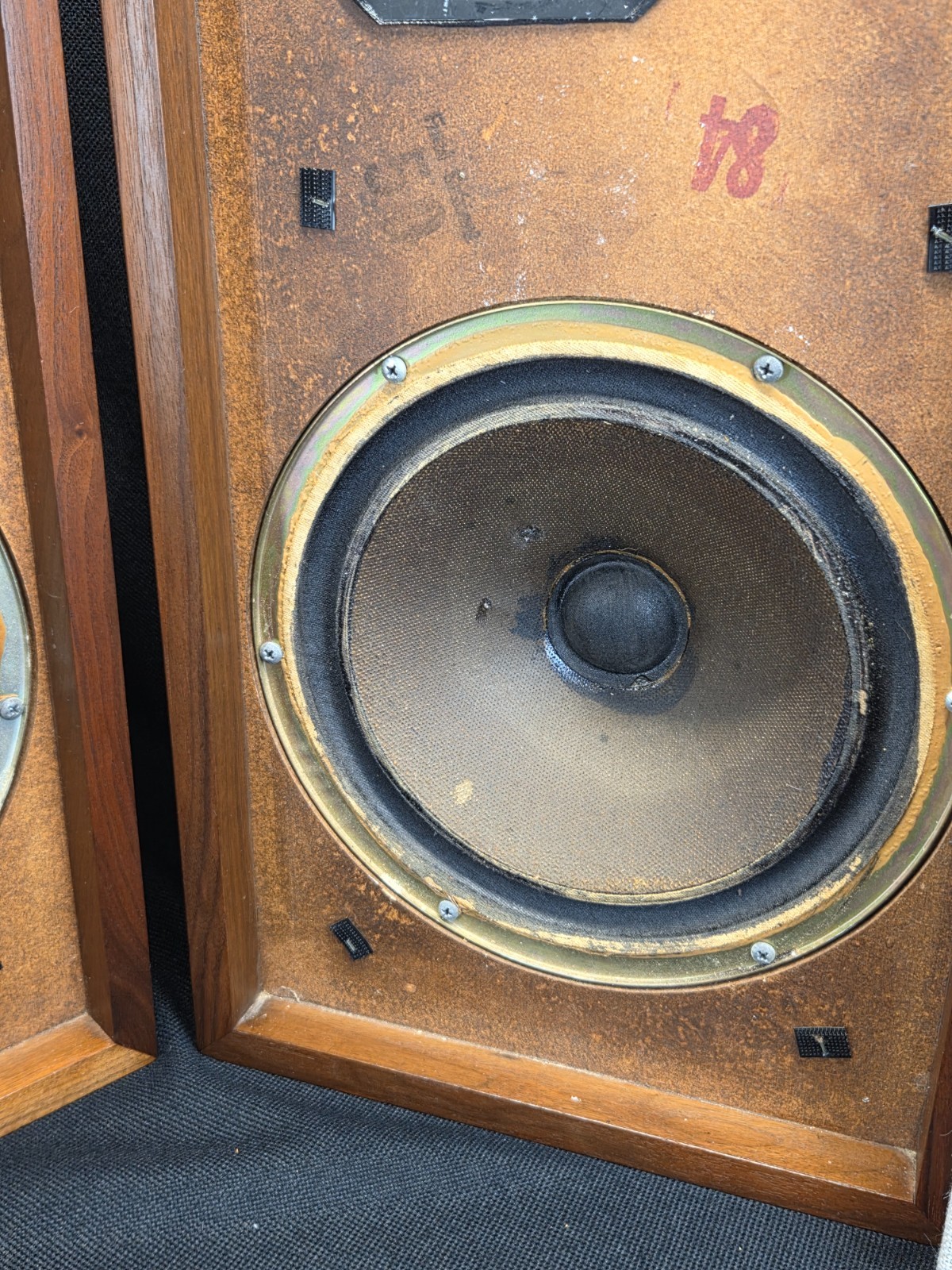 RESTORED! MINT! KLH Model Six 6 Speakers VTG Recapped Refinished New Grills