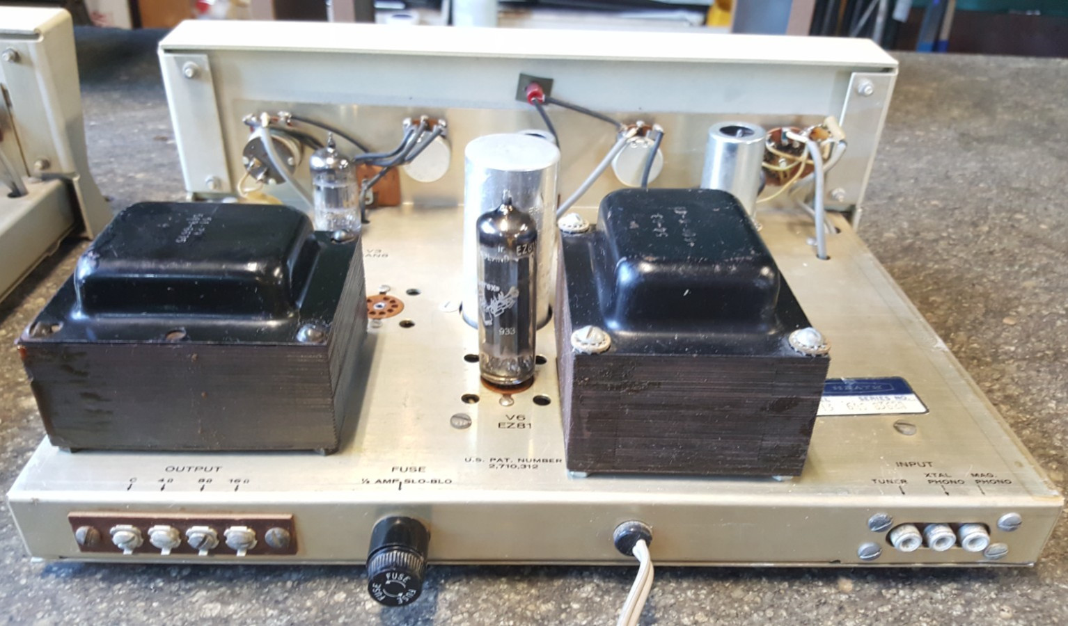 2x Heathkit AA-13 Mono Tube Amplifiers EL84/6BQ5 UA2/EA2/AA-161 Transformers