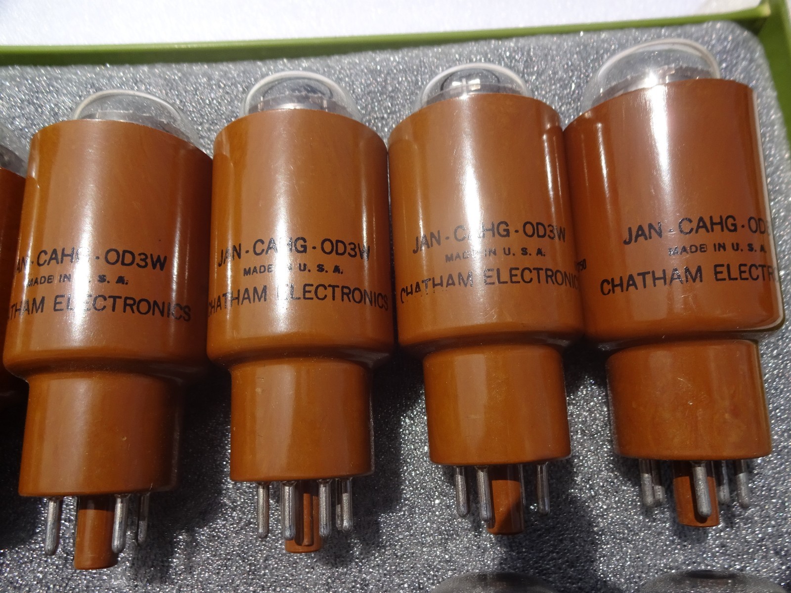 Chatham Electronics JAN CAHG-OD3W Tubes 18pcs