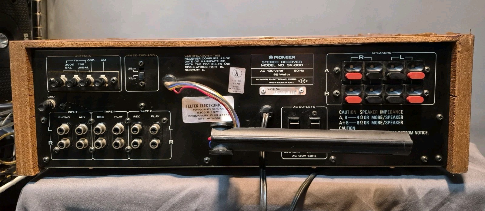 Vintage Pioneer SX-680 Stereo Receiver – Made in Japan – Silver Face Golden Era