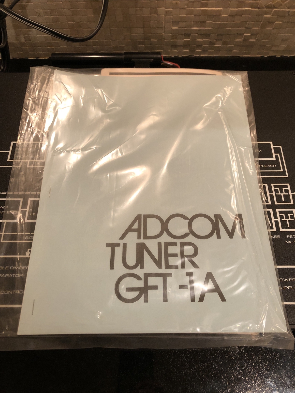 Open Box ADCOM GFT-1A Digital AM/FM Stereo Tuner Owner Manual Perfect Condition