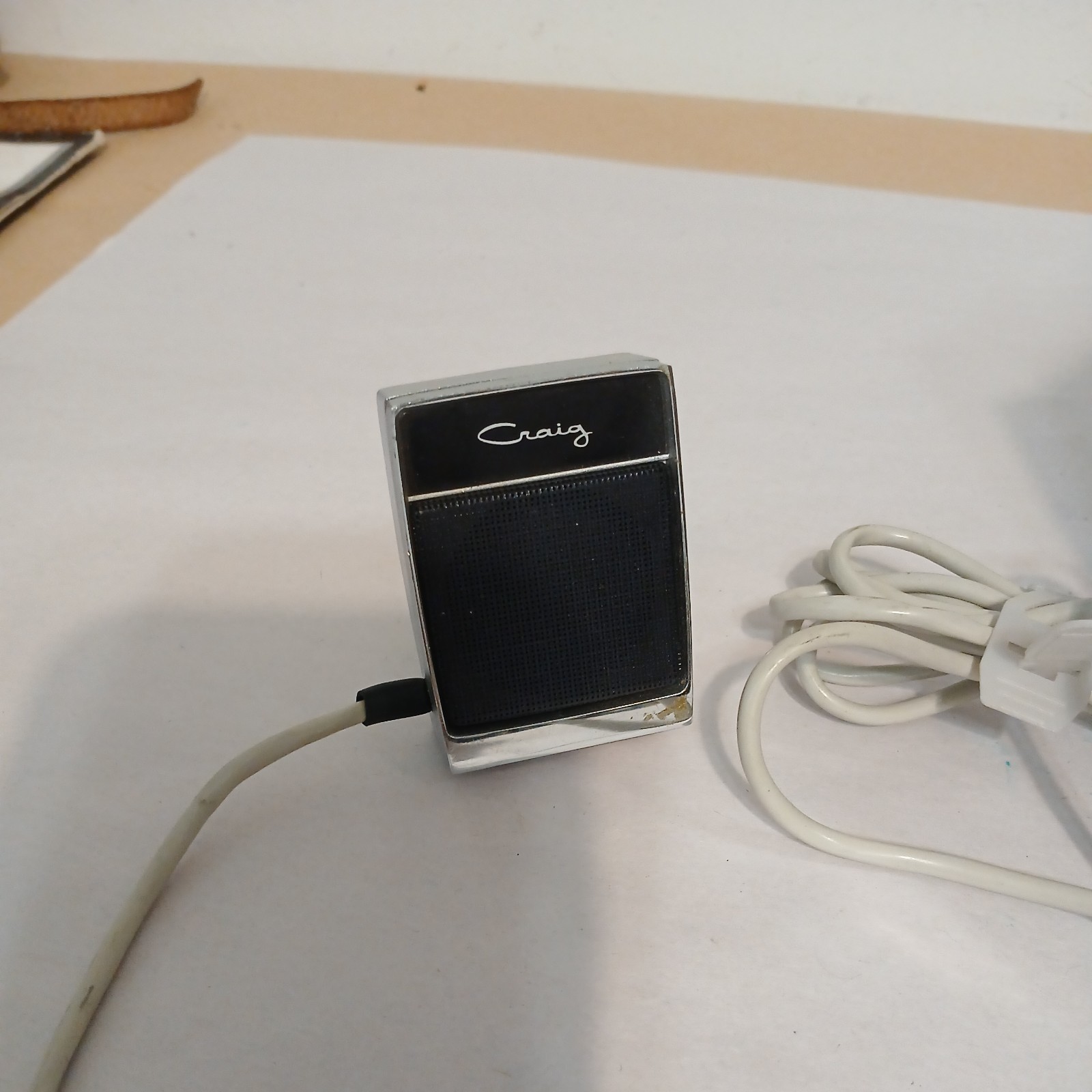 Craig 490 Electronic Notebook Transistorized. Portable Tape Deck. RARE untested