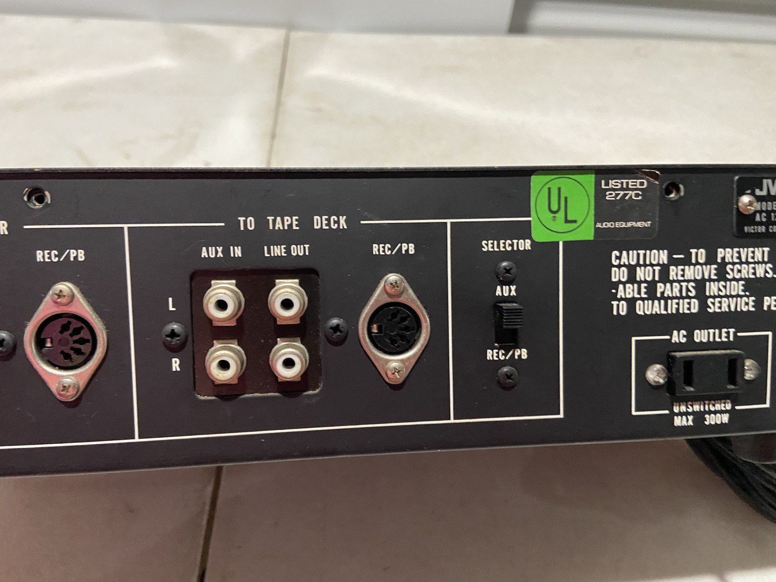 Vintage 1971 JVC ANRS Noise Reduction Unit – Model NR-1020 – Japan