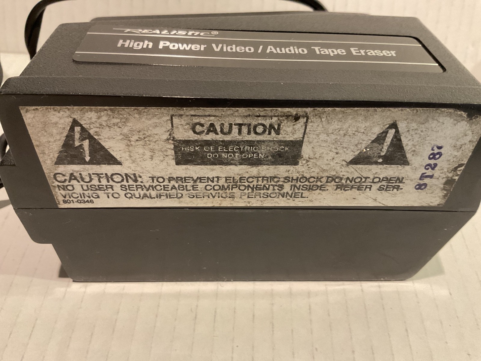 Realistic 44-233A High Power Video-Audio Tape Eraser with Original Packaging