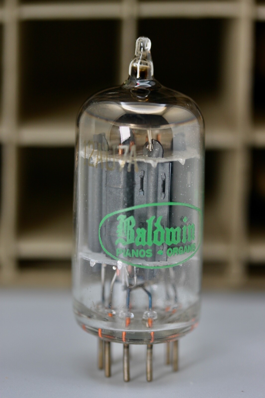NOS SYLVANIA USA BALDWIN BRAND 12AU7 ECC82 MATCHED-TRIODE AMPLITREX TESTED TUBE