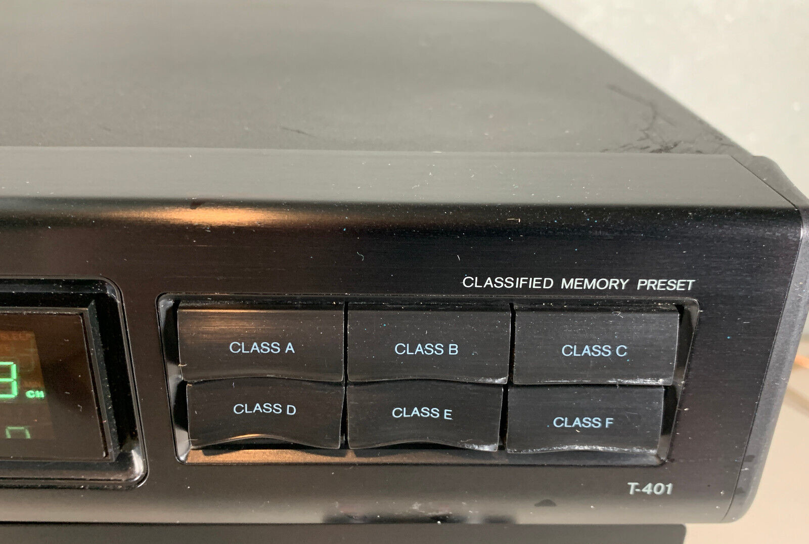 READ Warp Buttons Tested WORKS Onkyo T-401 Quartz Synthesized FM Stereo AM Tuner