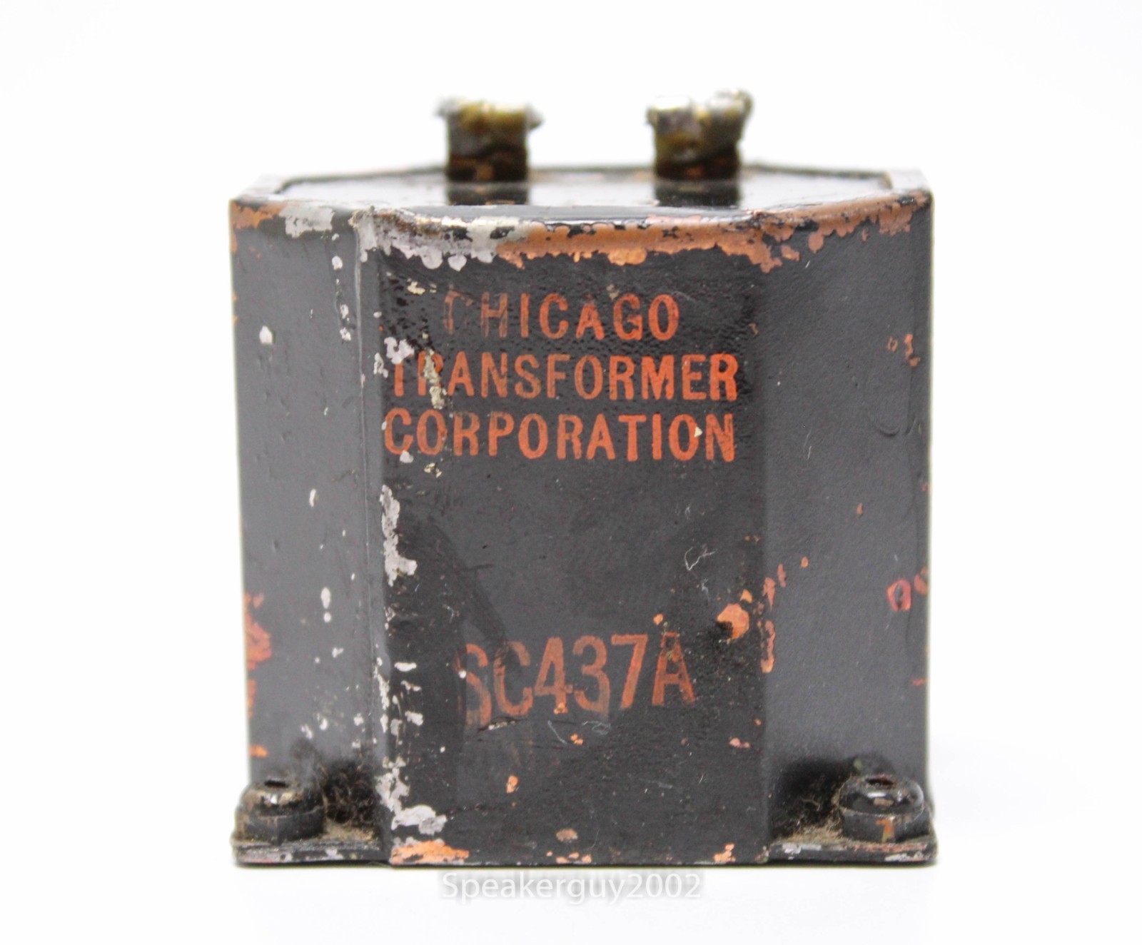 Vintage Chicago Transformer Shielded Power Supply Choke / 10.3H 470 Ohm — RM11