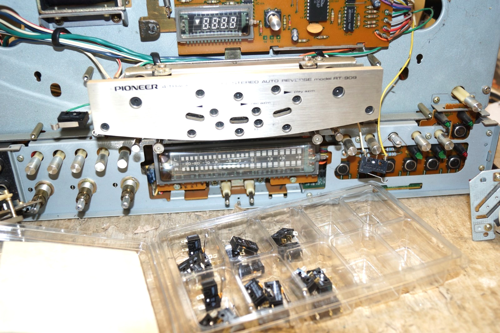 Overhauled/Serviced/134 New Parts Pioneer RT-909.READ,See Pictures Of Work Done