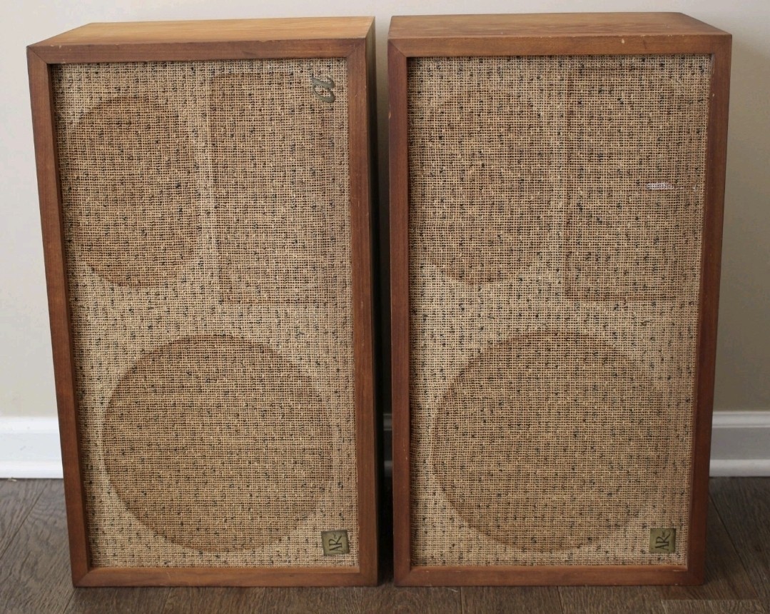 Acoustic Research AR2a Unfinished Pine Cabinets Perfect Working Condition