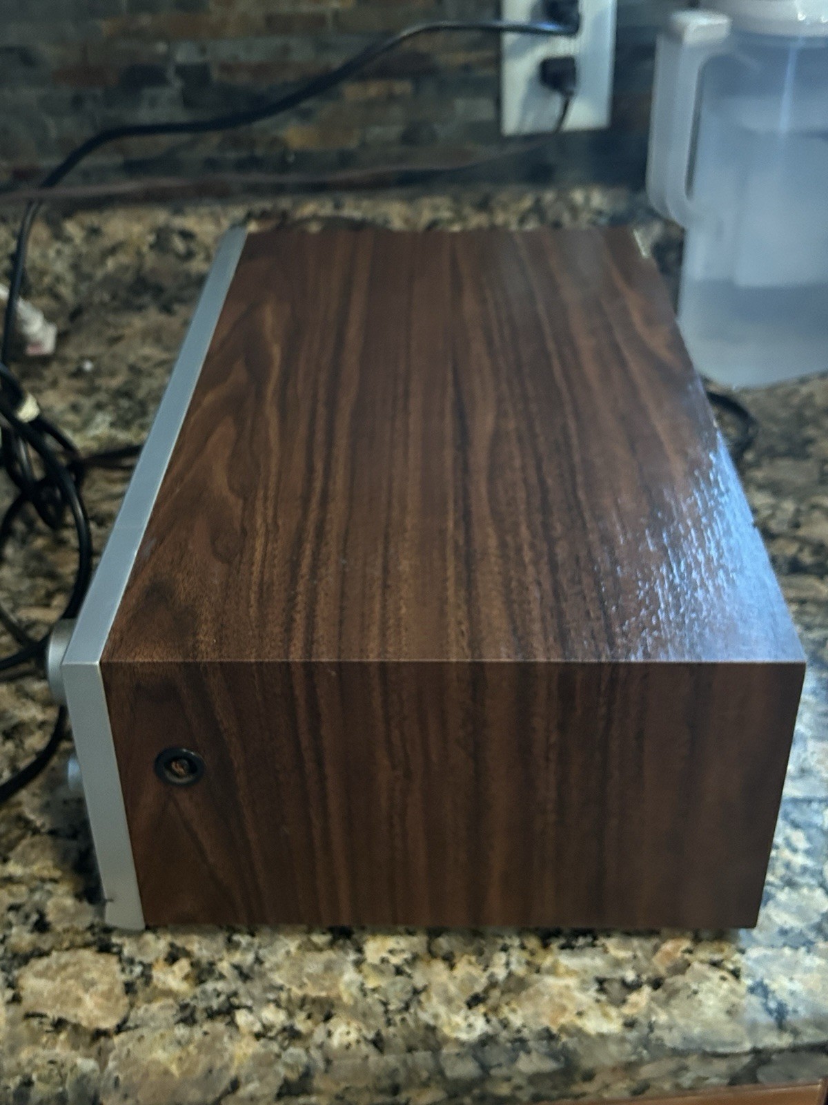 Vintage JC Penney Stereo Receiver Walnut Woodgrain Retro 683-1784 VIDEO