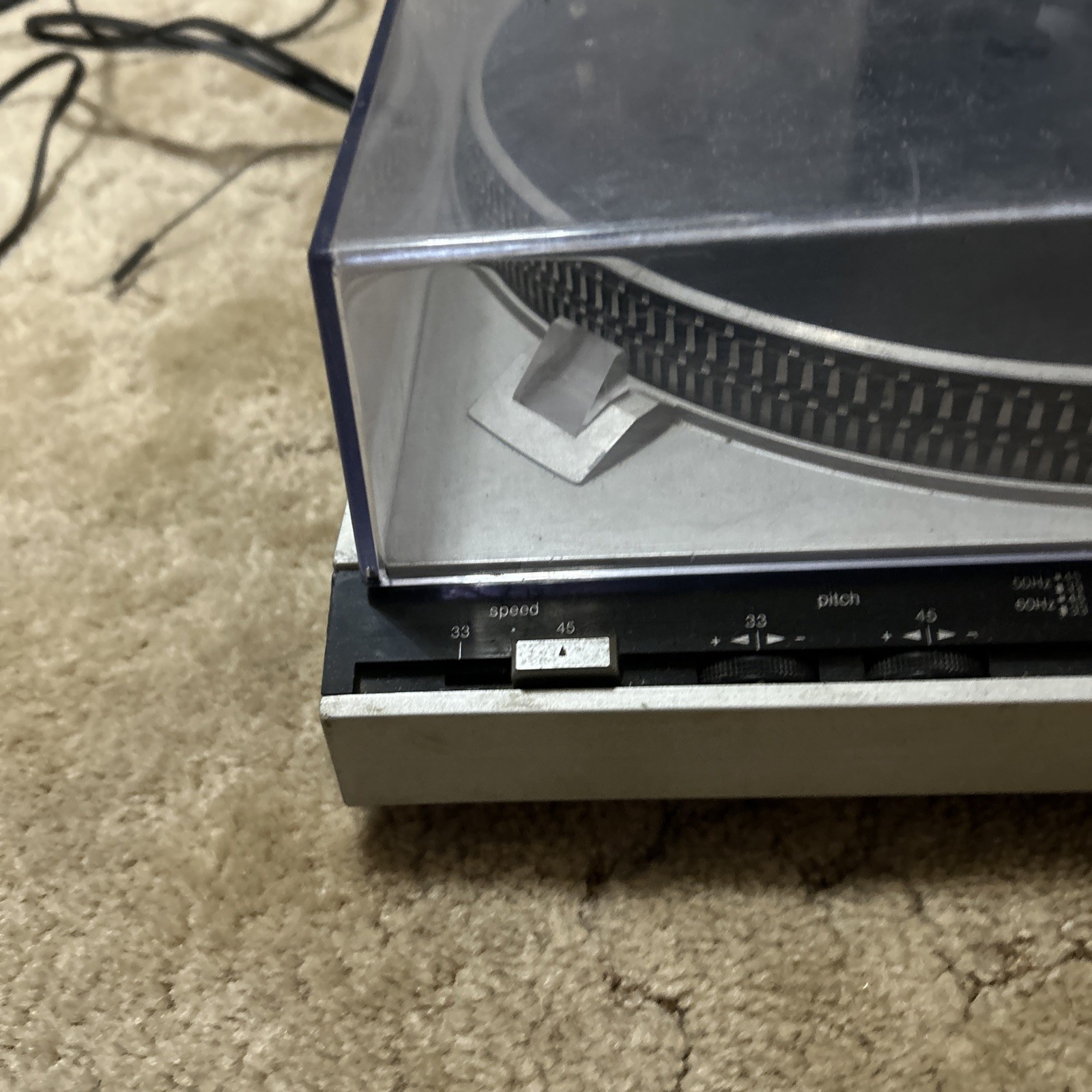 Vintage TECHNICS SL-3200 Direct Drive Automatic Turntable System As Is