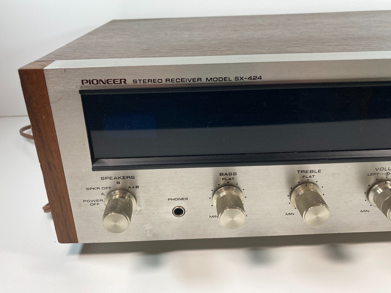 Pioneer SX-424 Stereo Receiver Wood Grain