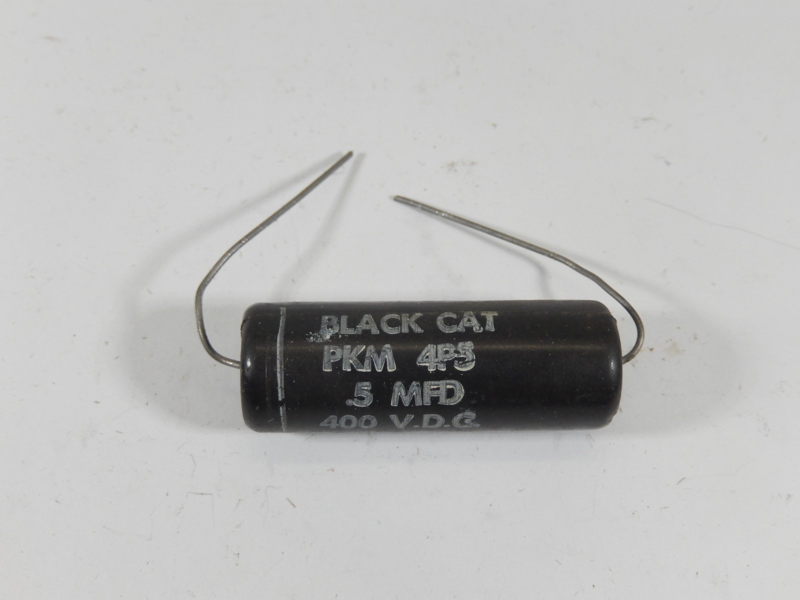 CORNELL DUBILIER BLACK CAT .5 MFD 400V LARGE CAPACITOR TESTED