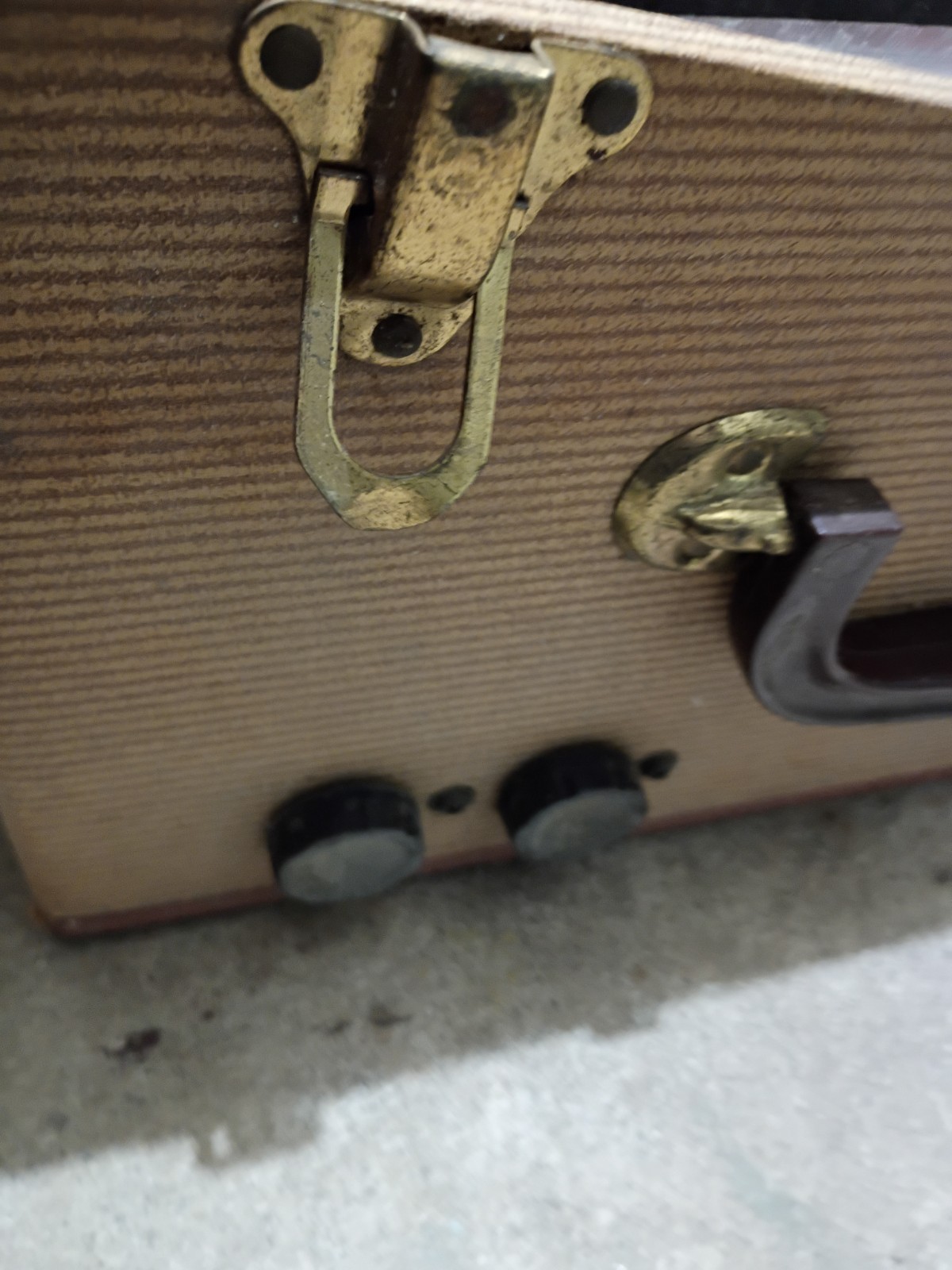 Late 1950’s STEELMAN – Portable Record Player Phonograph AS-IS Parts Or Repair.