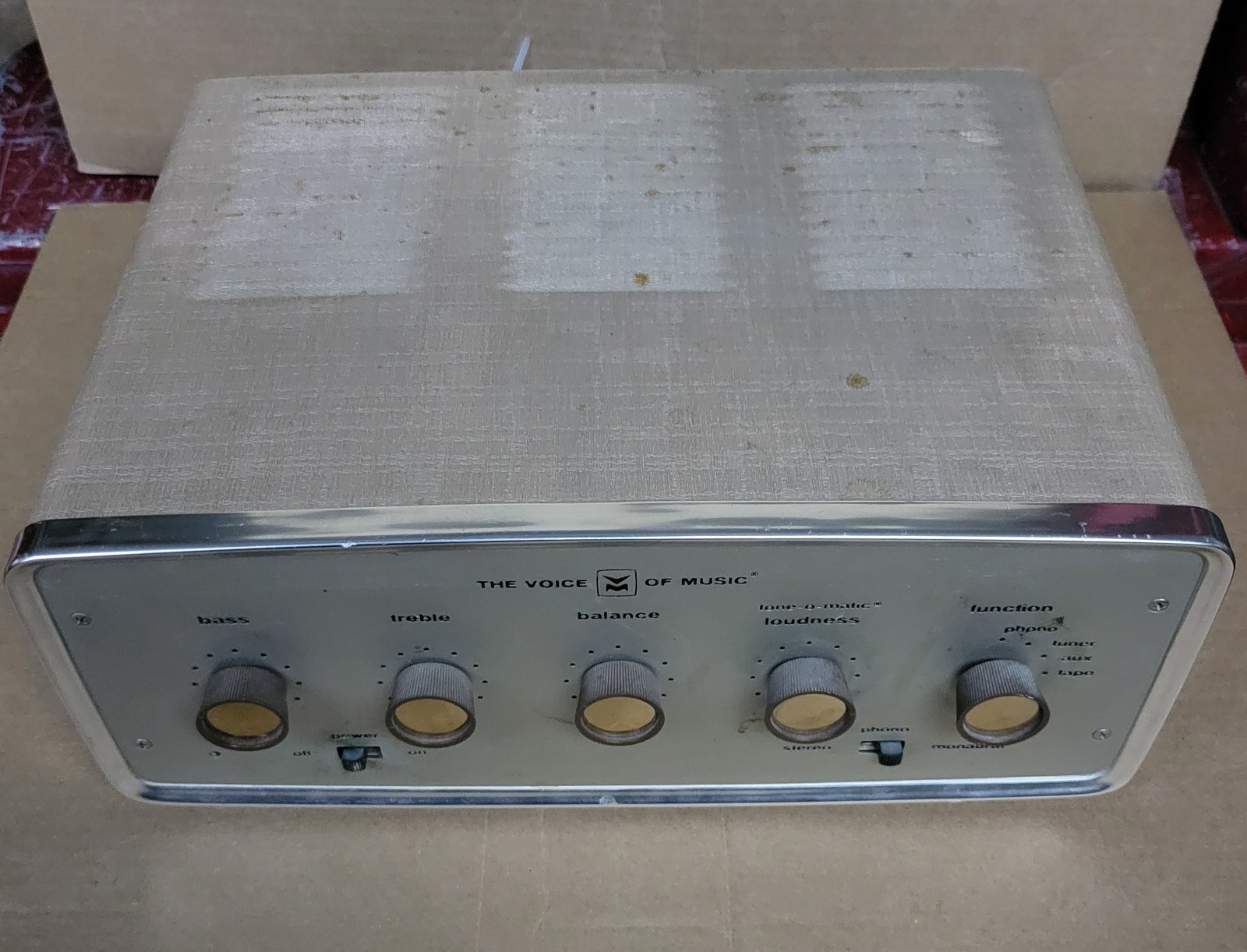 Voice of Music 1448 Integrated Tube Amplifier Amp AS IS Audiophile Hi Fi RARE