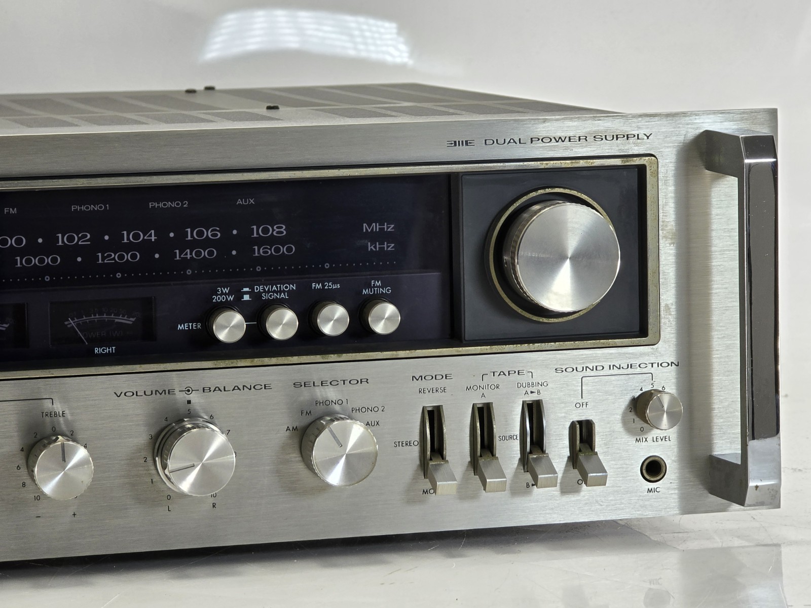 Vtg Kenwood KR-9600 Solid State Stereo Receiver! HTF Silver Face – WORKS MINT!