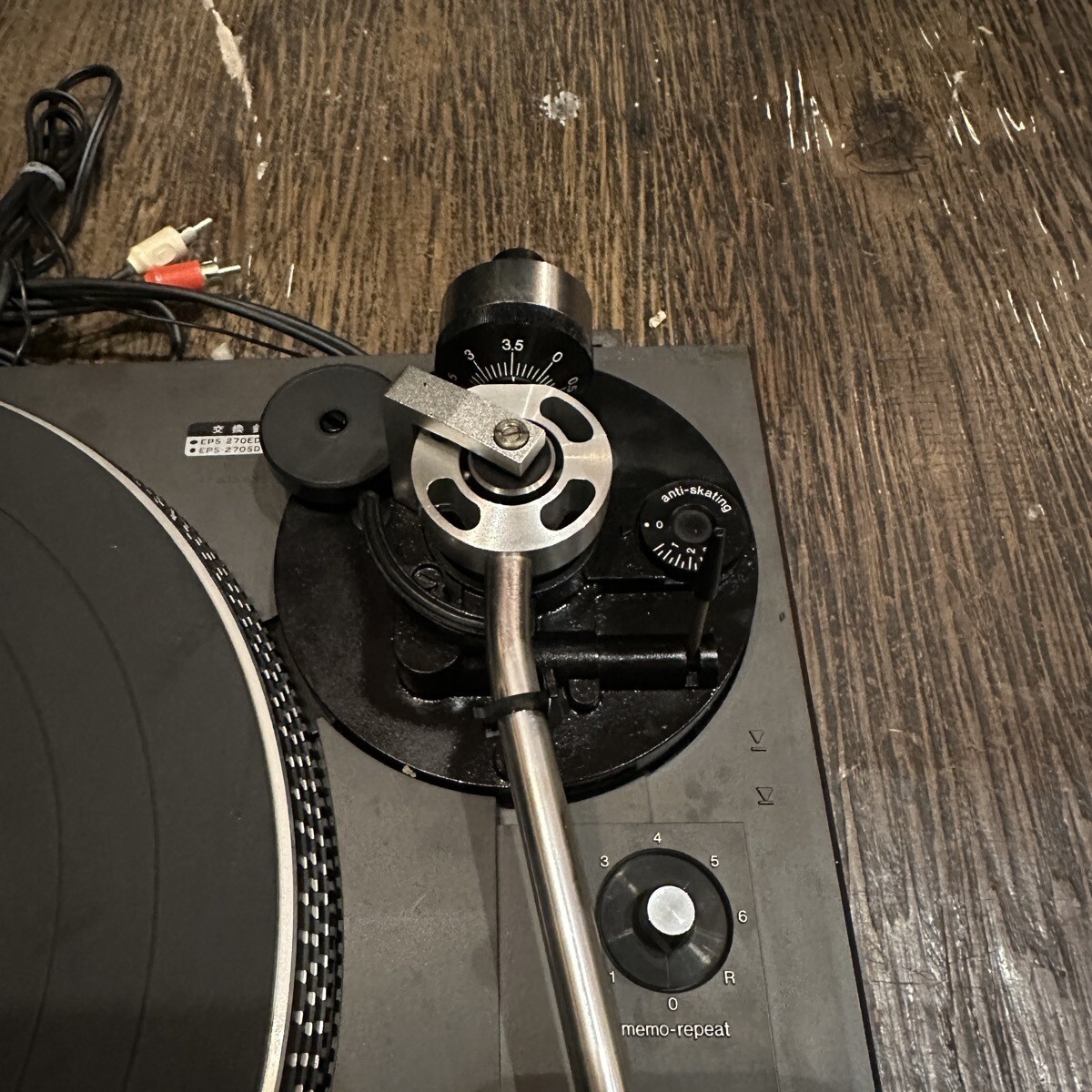 Technics Sl-1900 Turntable Direct Drive DD Automatic System Record player Black