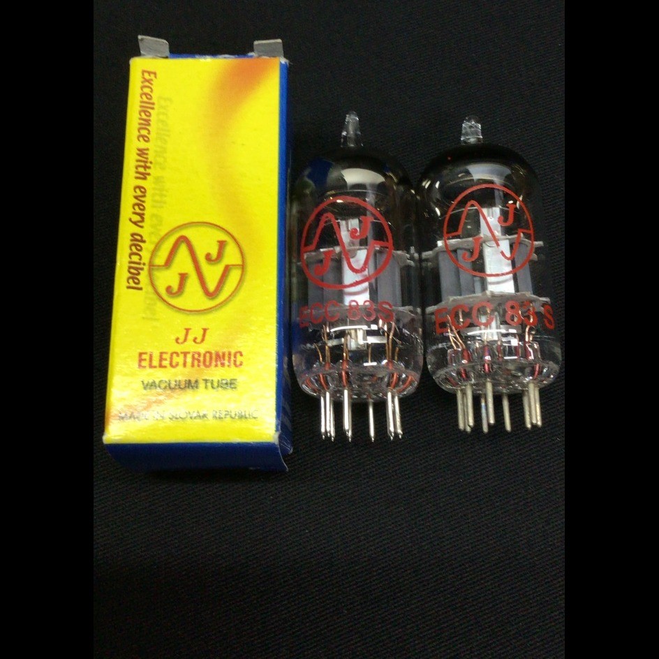 MATCHED PAIR JJ Electronic ECC83 S 12AX7 Preamp VACUUM TUBES Tested 5.9356