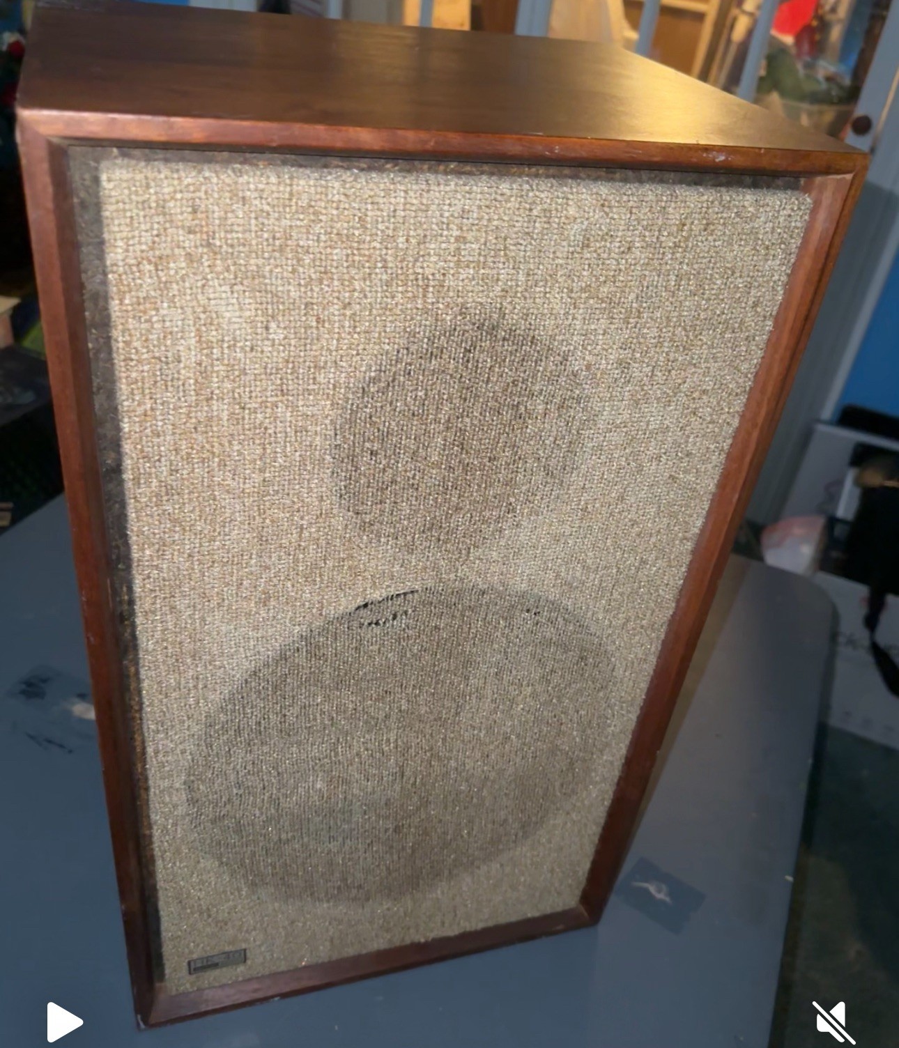 Ultra-Rare Vintage Harman Kardon HK-40 Stratophonic Speaker 10″ Woofer works