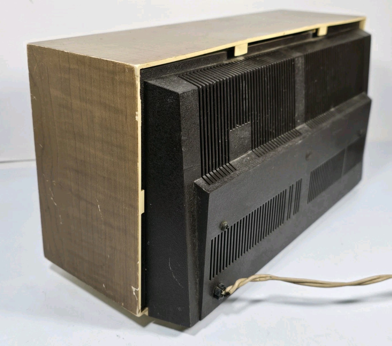 Rare J.C. Penney Pencrest Solid State Model 5513 AM Dual Speaker Radio For Parts