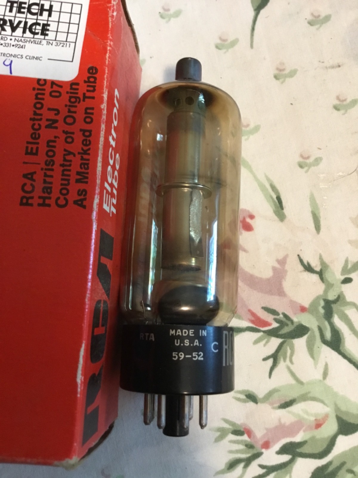 RCA 6BK4C 6EL4A vacuum tube used tested