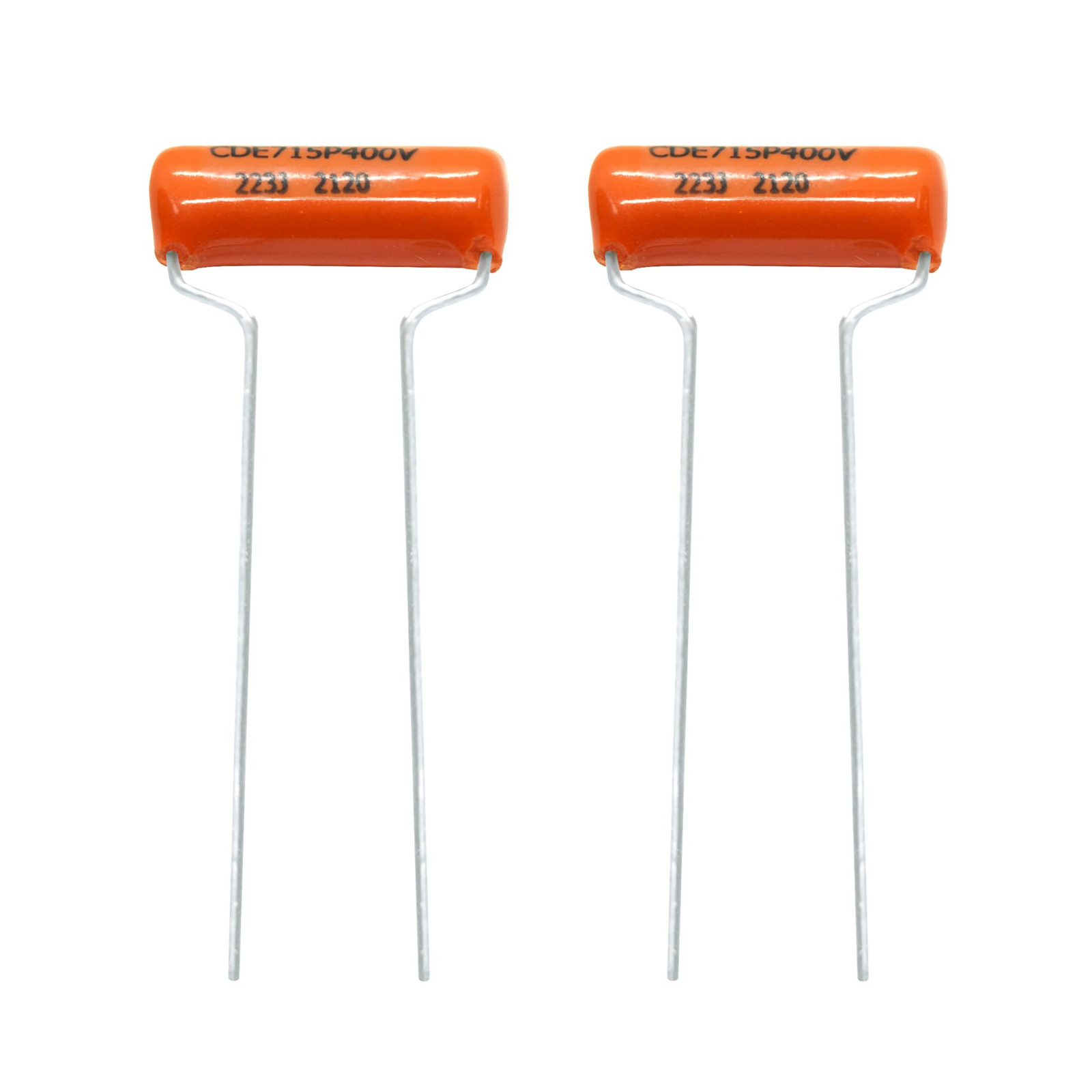 Cornell Dubilier 716P Orange Drop Capacitors .022uf 400V Guitar Tone Pair