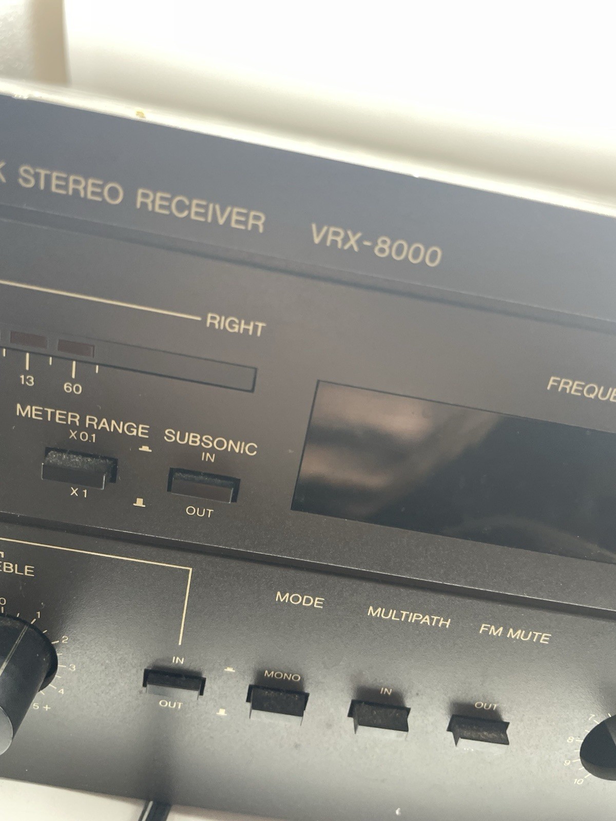 Vector Research VRX-8000 FM/AM Quartz Lock Stereo Receiver – Fully Tested
