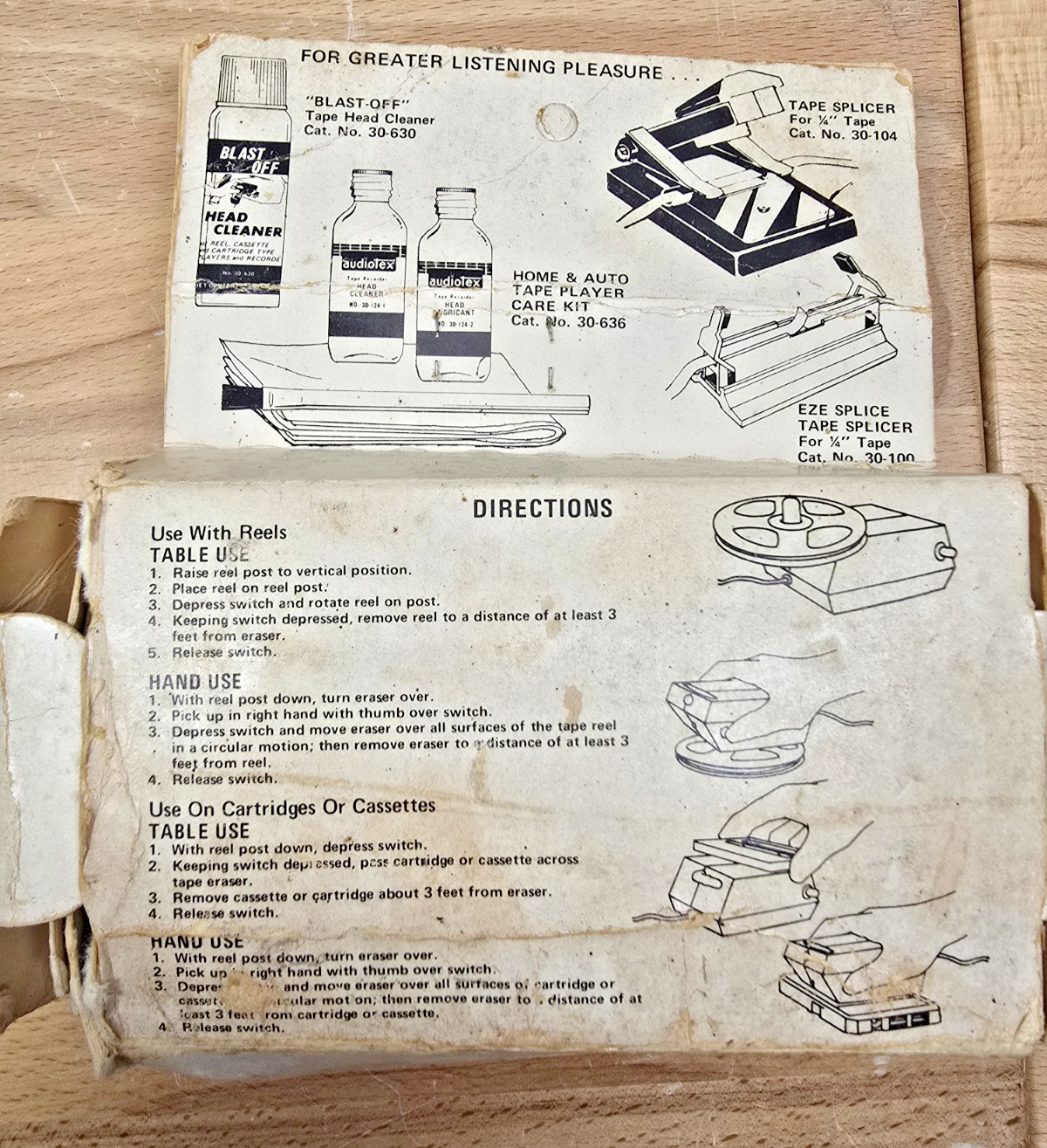 Audiotex 30-140 Tape Eraser with box GC Electronics Cat No. 30-140