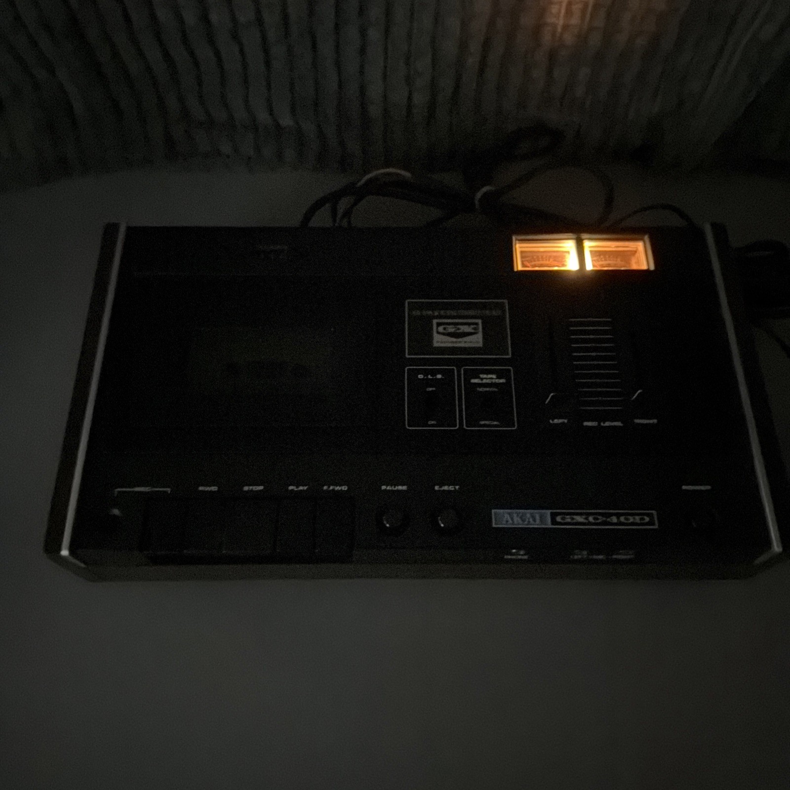 Vintage Akai GXC 40D Stereo Cassette Tape Deck Mult-Voltage TESTED Good Conditio