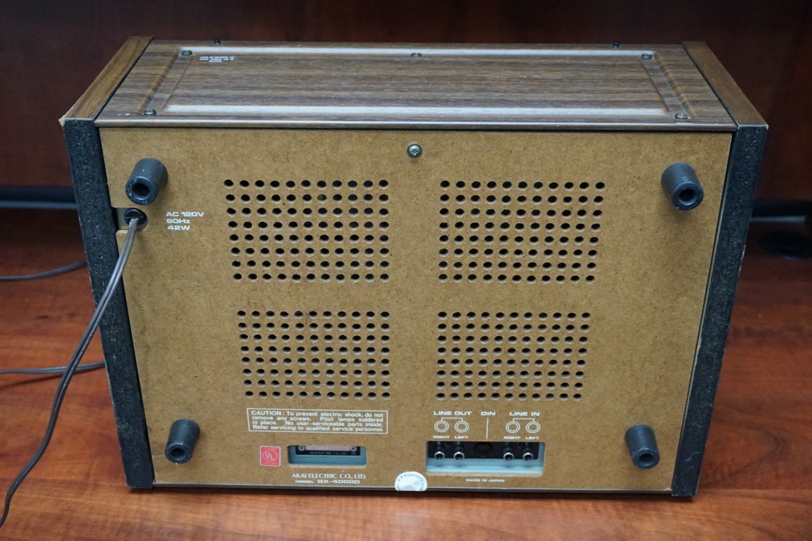 Akai GX-4000D 4-Track Stereo Reel-To-Reel Recorder Player & Speed Adapter (667