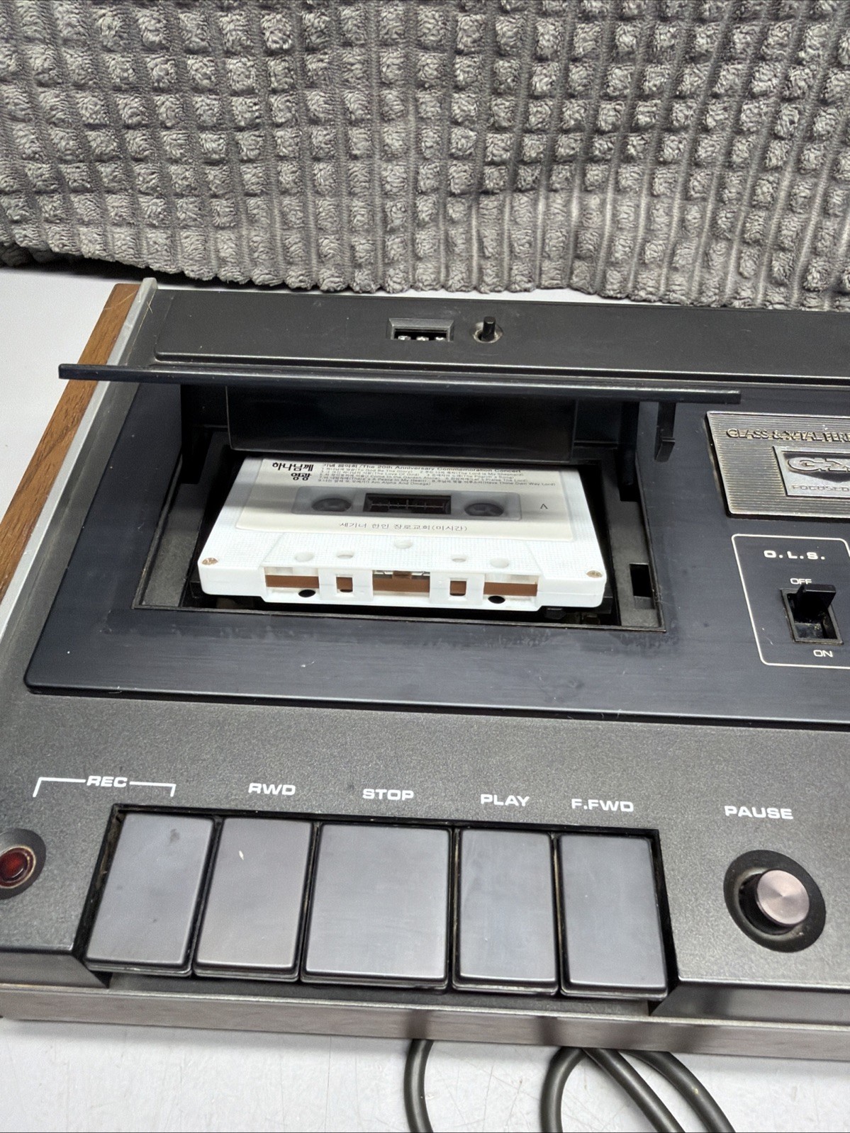Vintage Akai GXC 40D Stereo Cassette Tape Deck Mult-Voltage TESTED Good Conditio