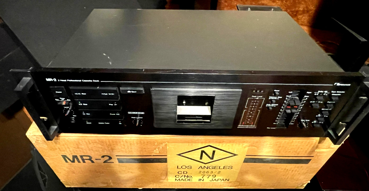 Nakamichi MR-2 Vintage Two Head Professional Cassette Deck Made In Japan