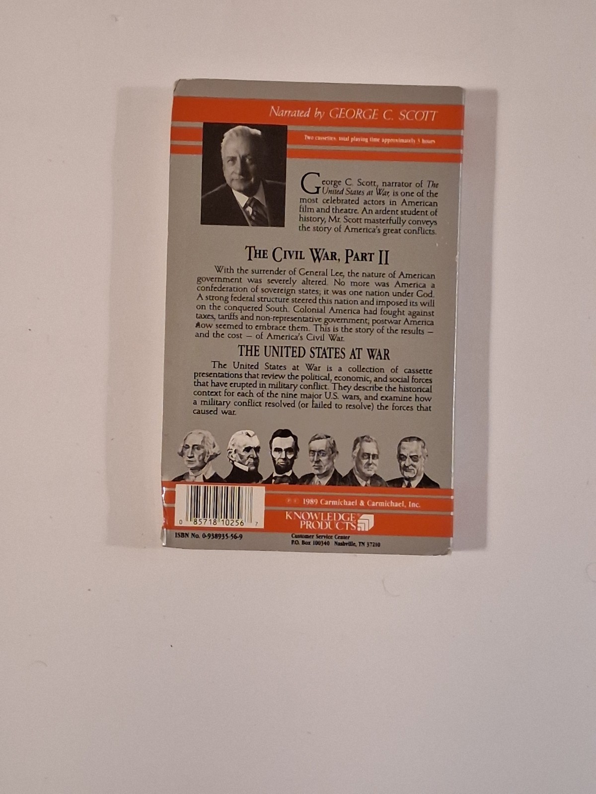 Vintage Cassettes – The Audio Classics Series: The United States At War Lot Of 8