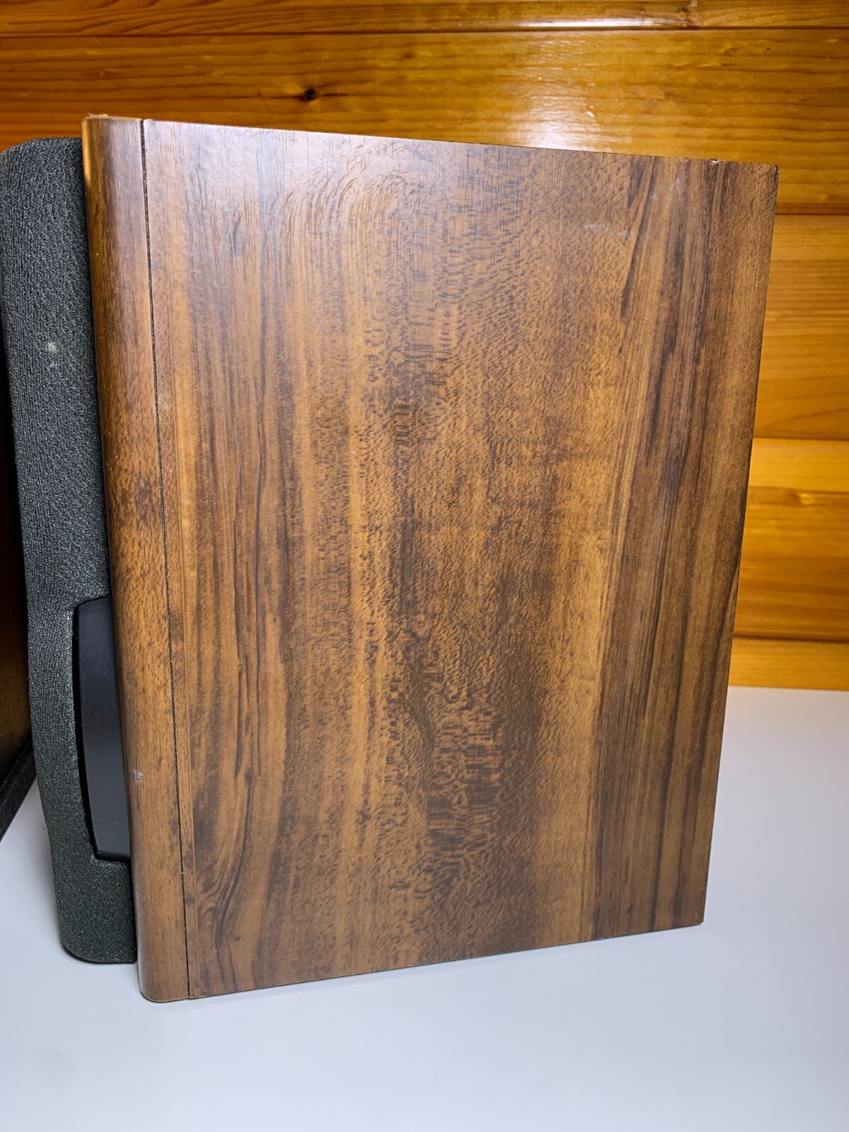 Vintage 1990s 90s AIWA Bookshelf Speakers SX-LM10 40 Watts 6 Ohms 2-Way Brown