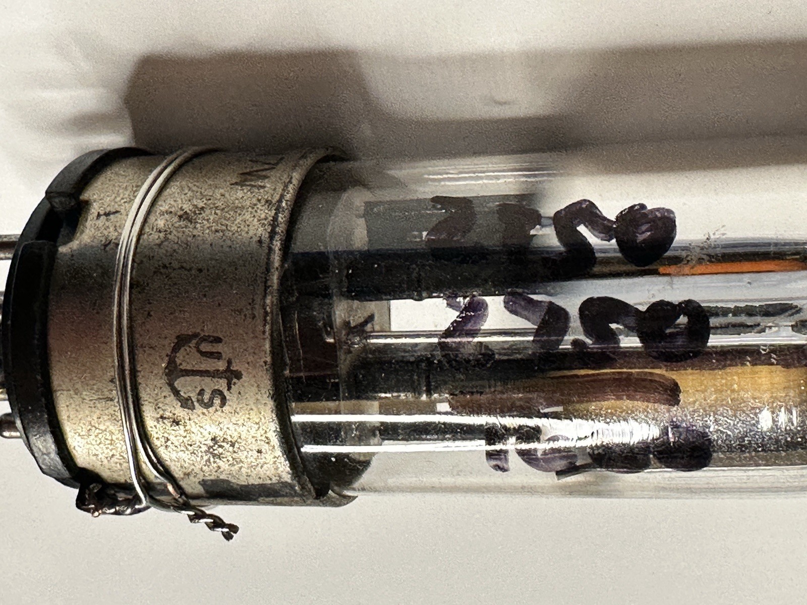 Sylvania JAN CHS 6SN7W Metal Base Vacuum Tube Tested 3100/2800 USA