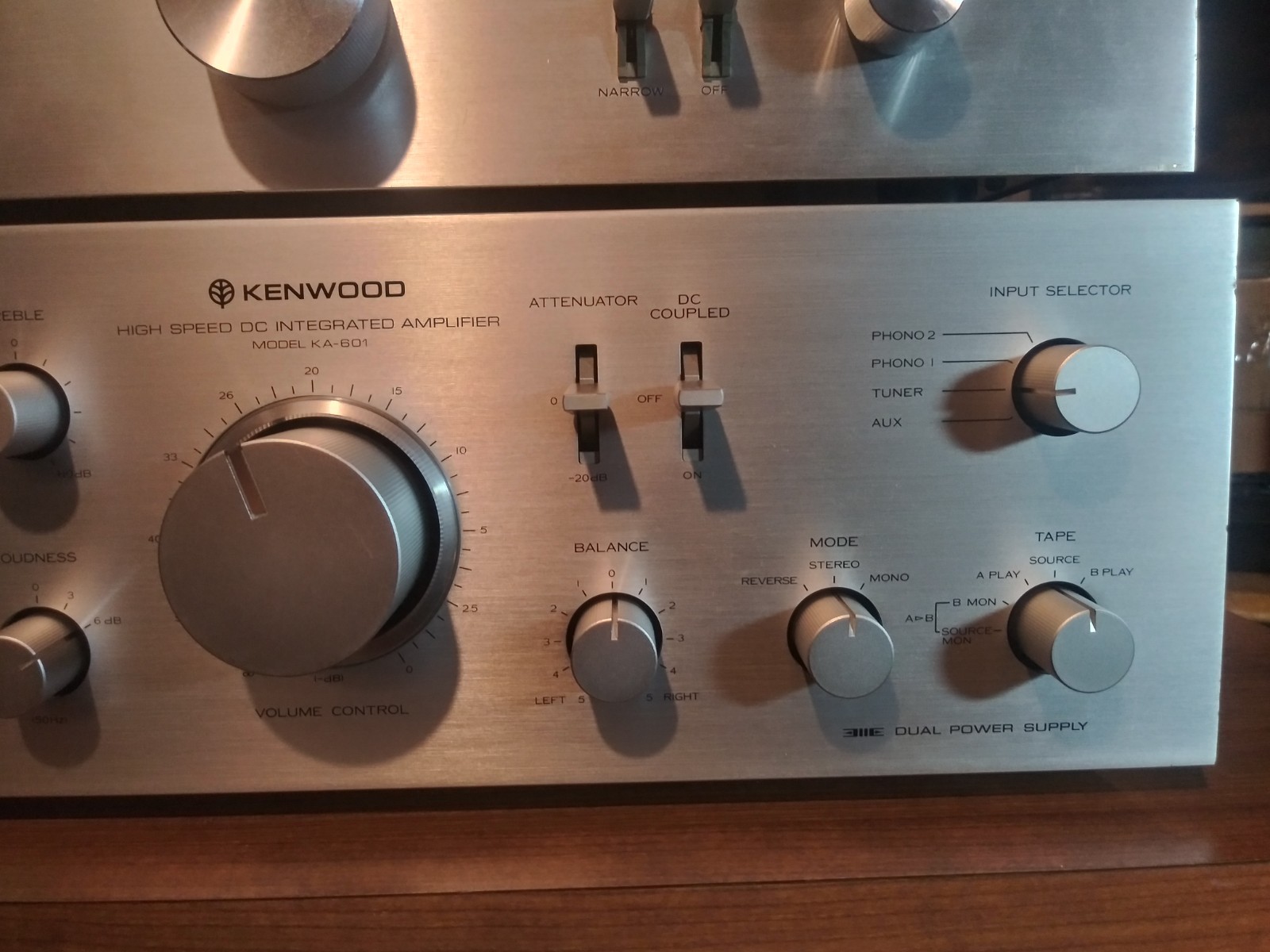 Tested & Working Kenwood KA-601 Amplifier 60w 8Ohms & Tuner KT-7500 CRAZY NICE!
