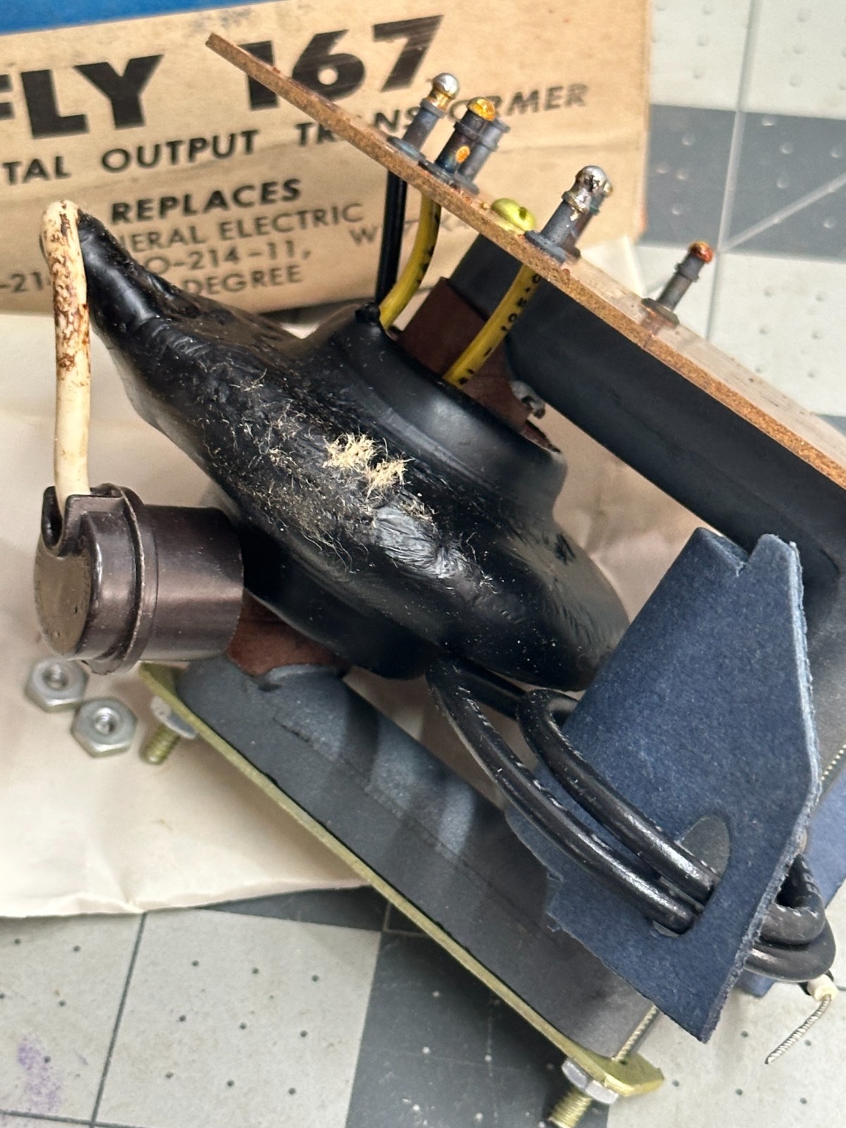2-pack VINTAGE Halldorson Fly-167 Power Horizontal Output Transformer 110-degree