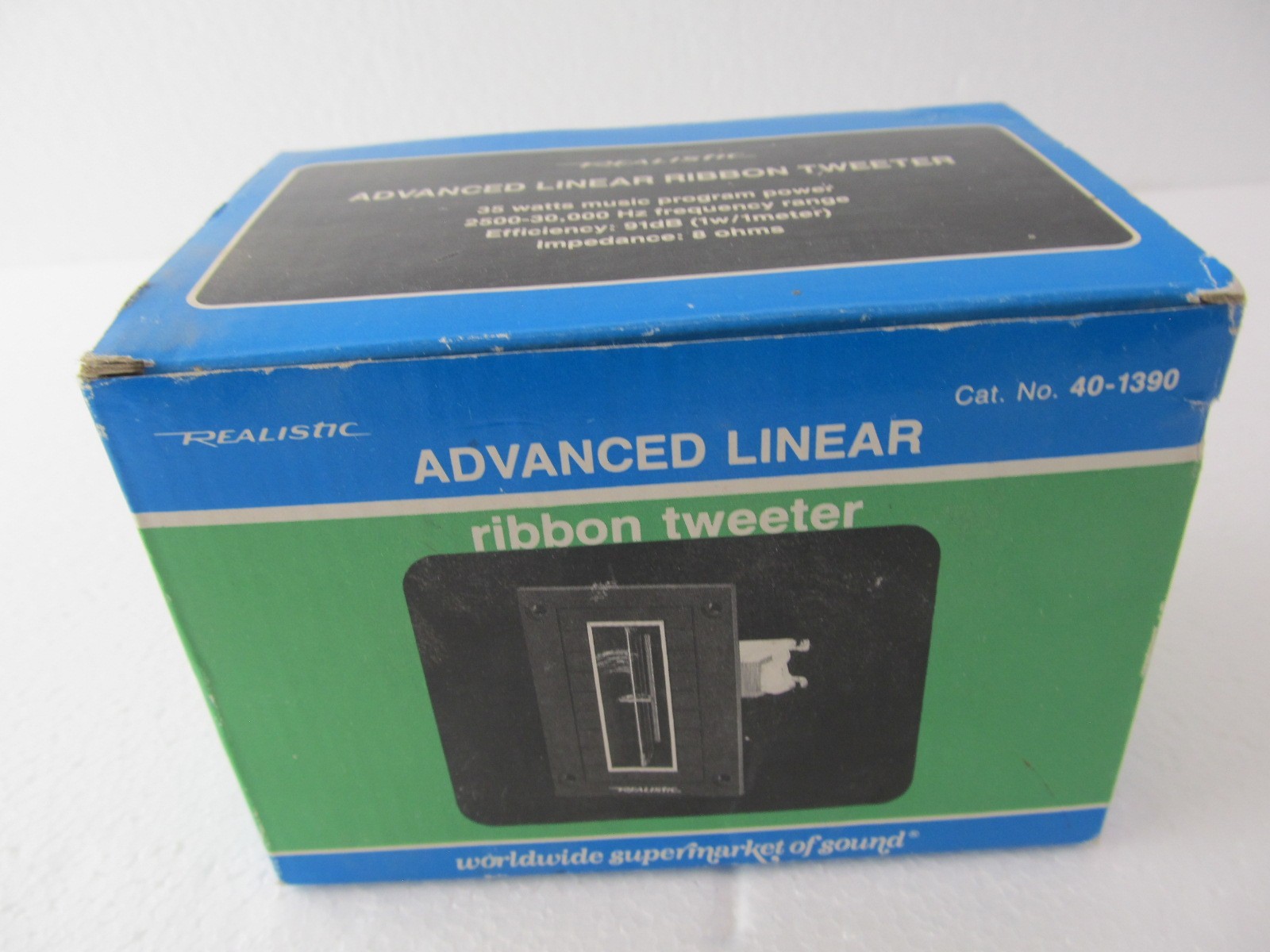 Vintage Realistic 40-1390 Advanced Linear Ribbon Tweeter New in Box