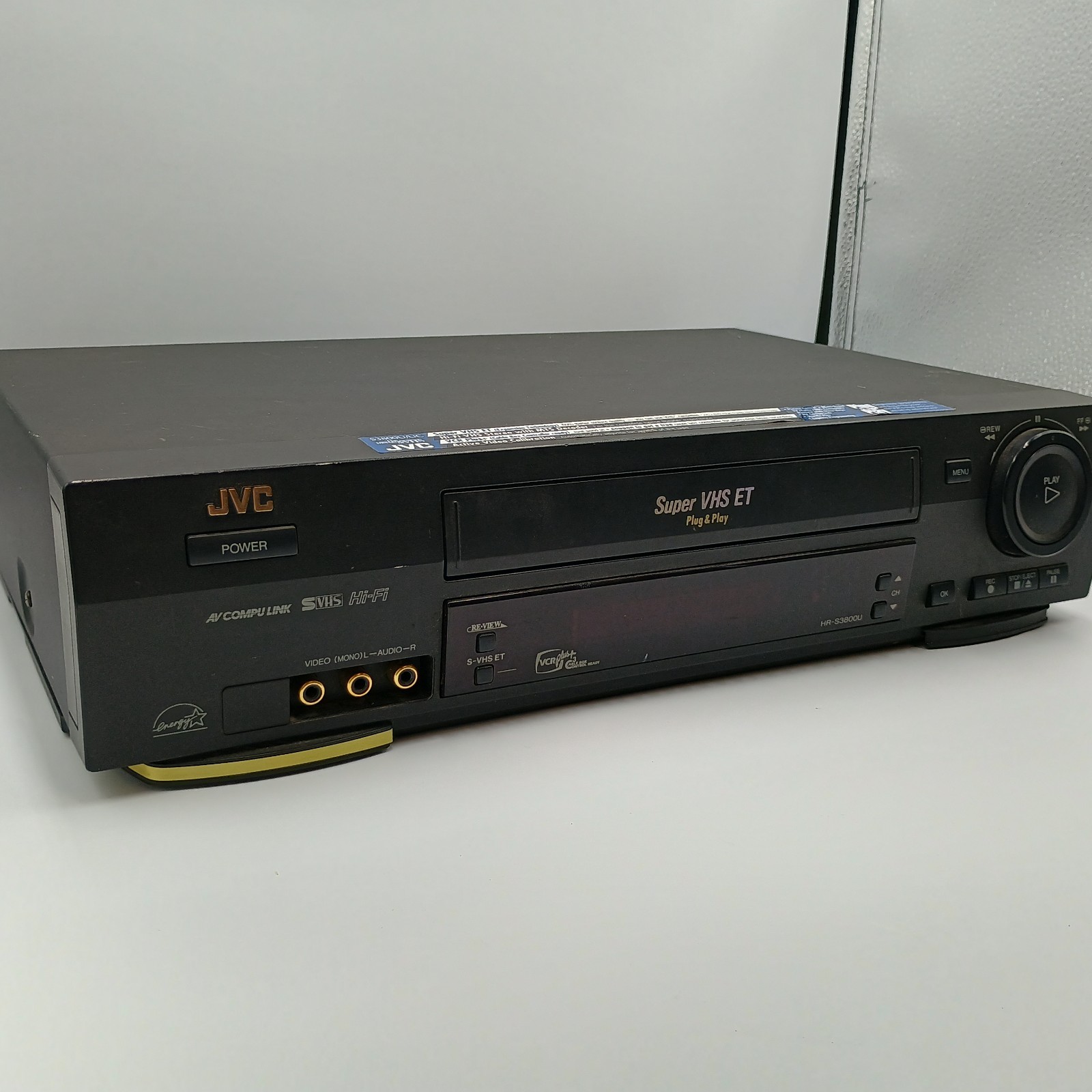 JVC HR-S3800U Super VHS ET Hi-Fi VCR Parts/Repair Load Mechanism Stuck
