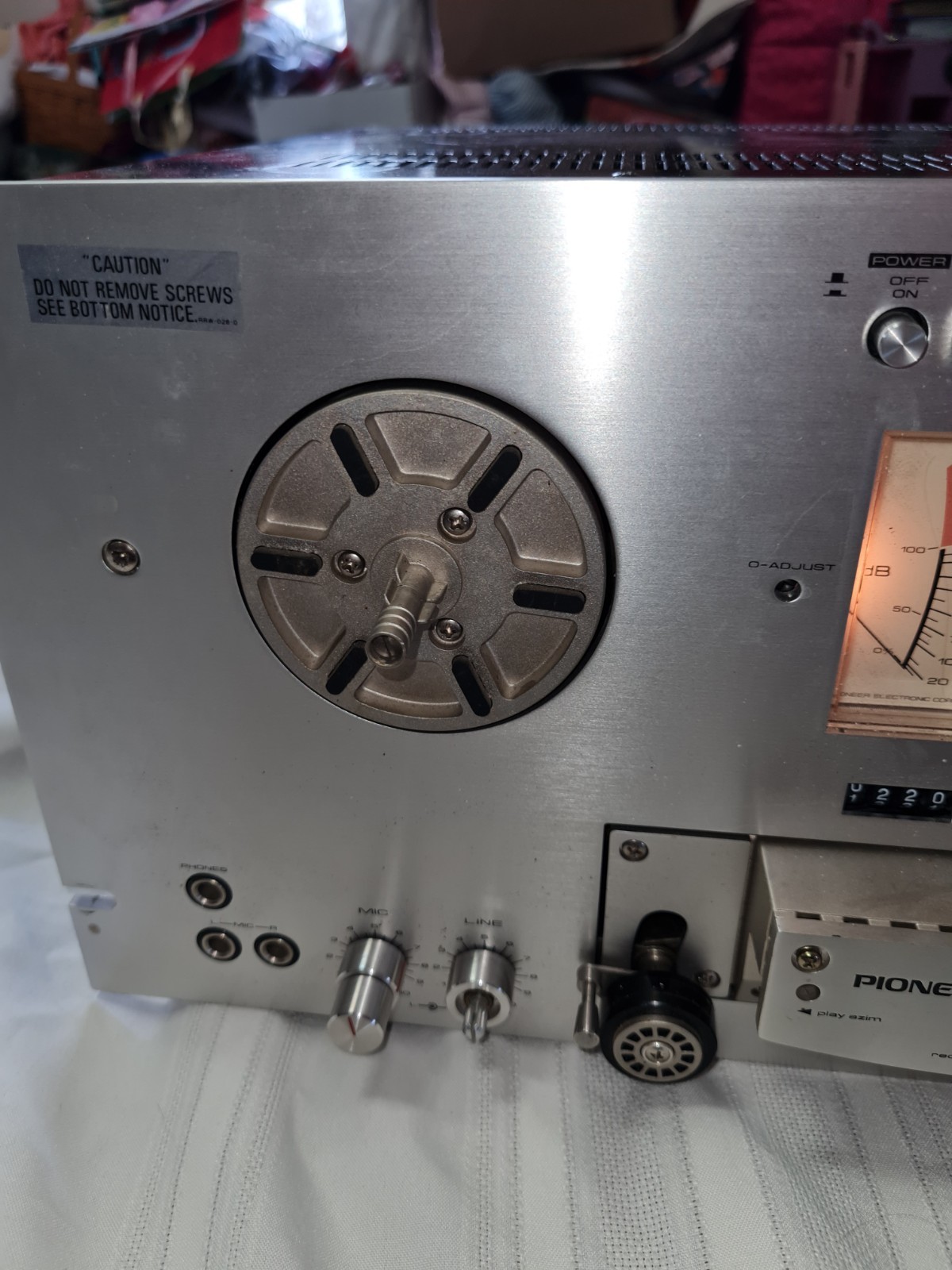 Pioneer RT-707 Auto Reverse Direct Drive Reel To Reel Recorder Tape Deck Silver