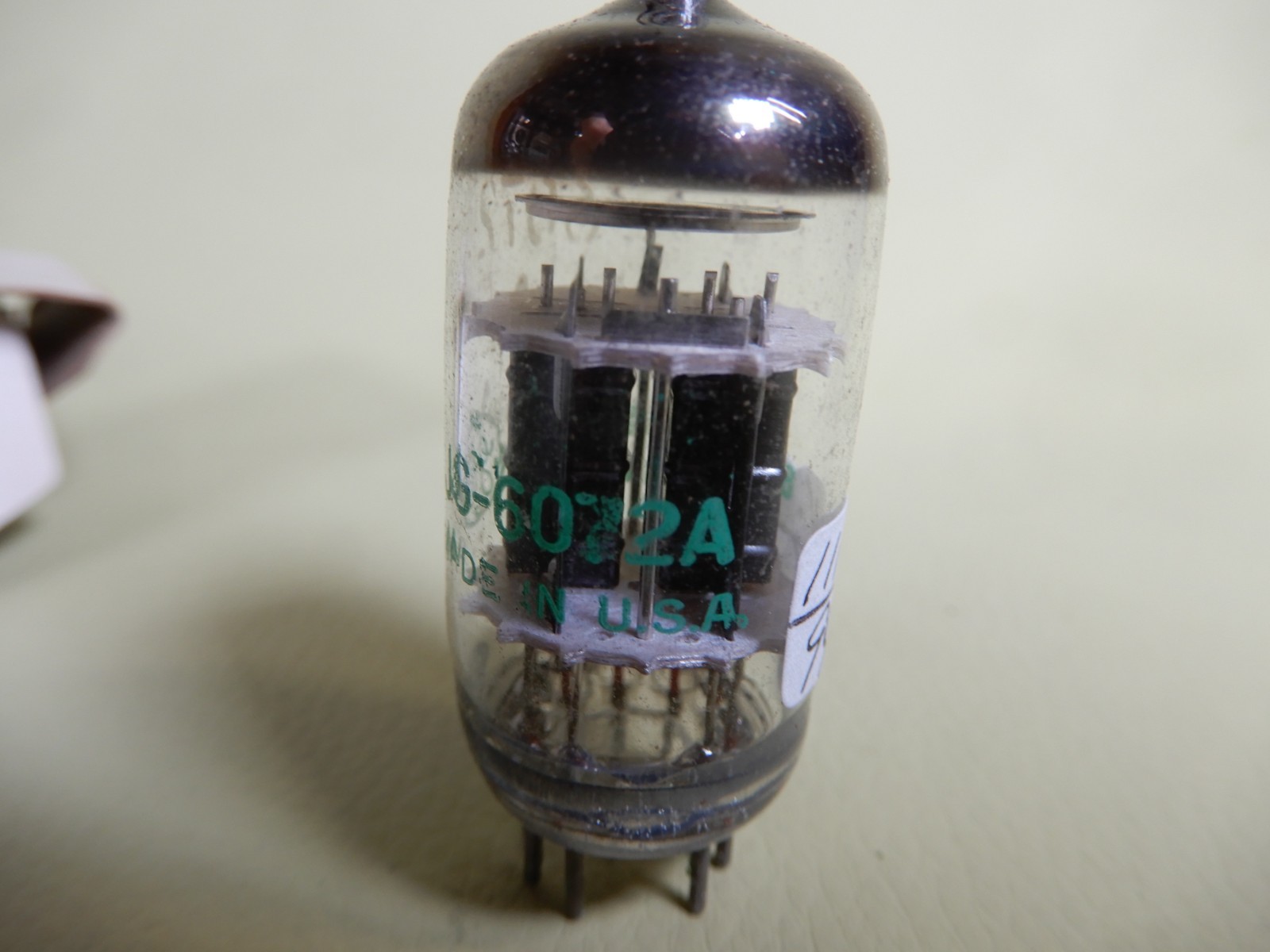 GE Beautiful Black Plate JG-6072A Vacuum Tube Amplitrex Tested 111/94% Gm
