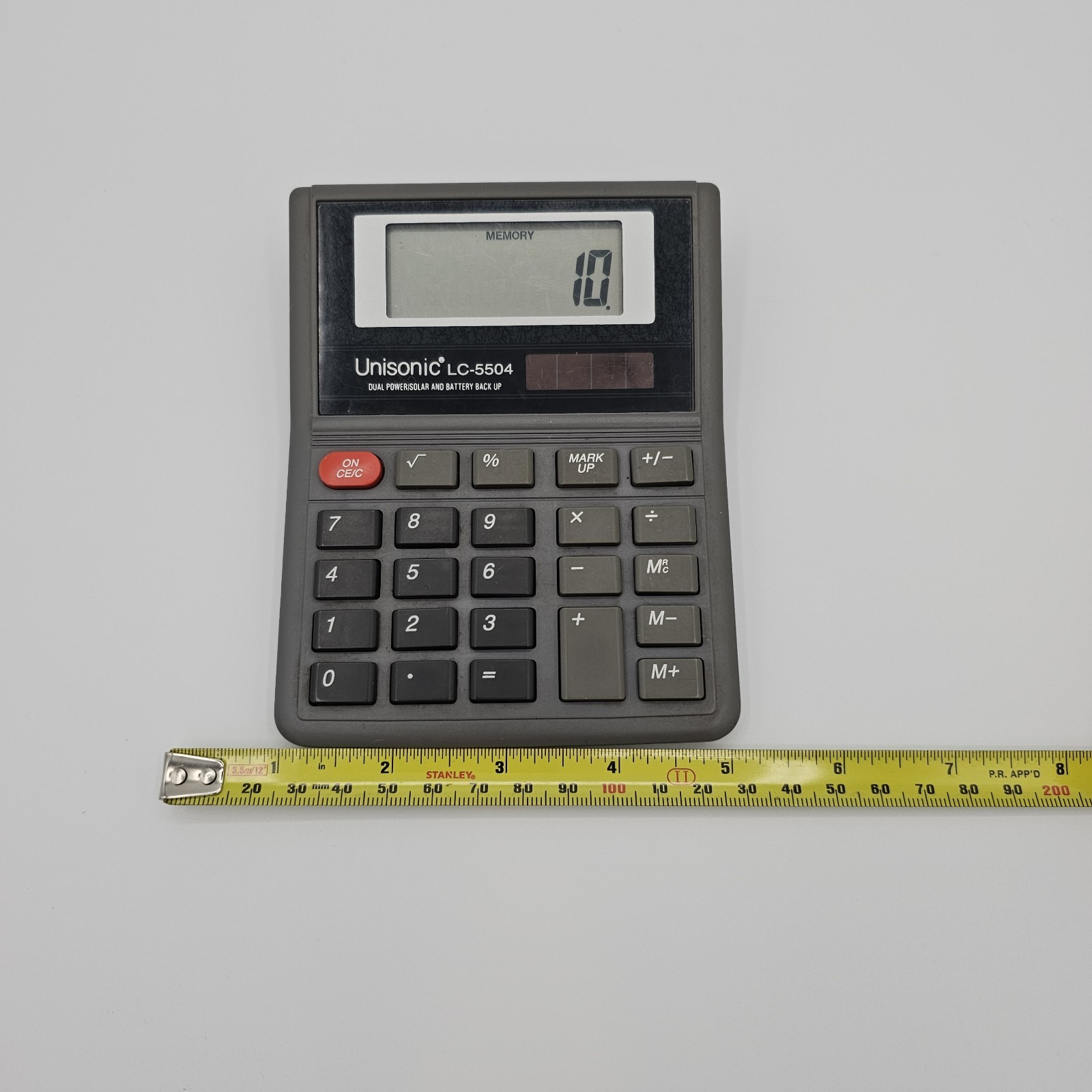 Unisonic LC-5504 Dual Power/Solar And Battery Backup Calculator Malaysia
