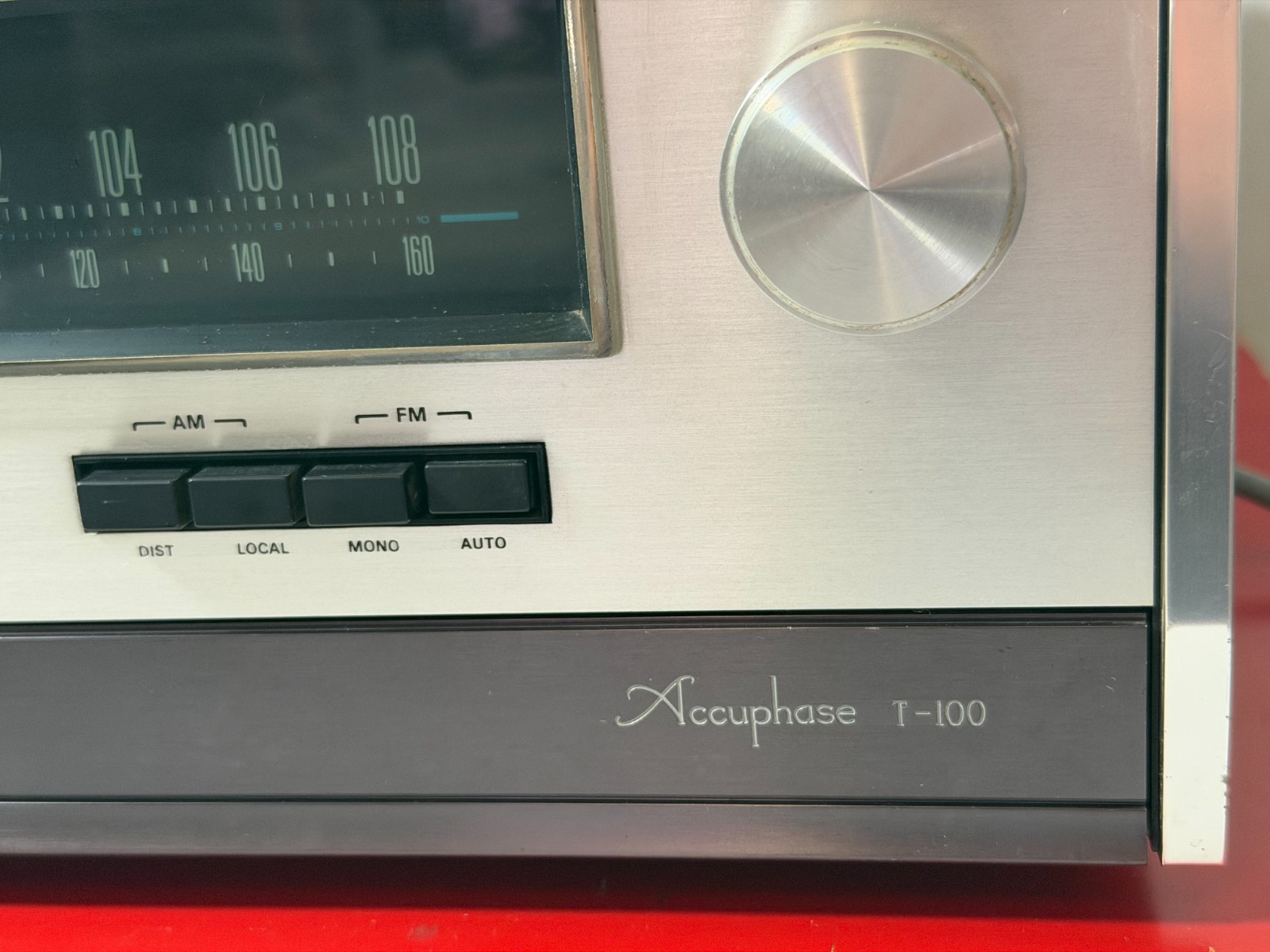 Accuphase T-100 AM FM Stereo Tuner 26W Kensonic Laboratory Japan-READ!!!!