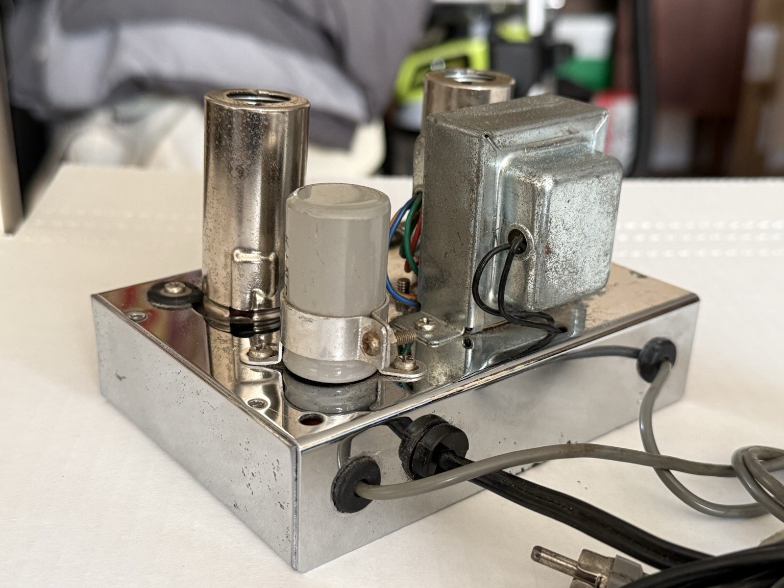 Olson AM-221 Tube Stereo Phono Pre Amplifier PreAmp. Tested And Working.