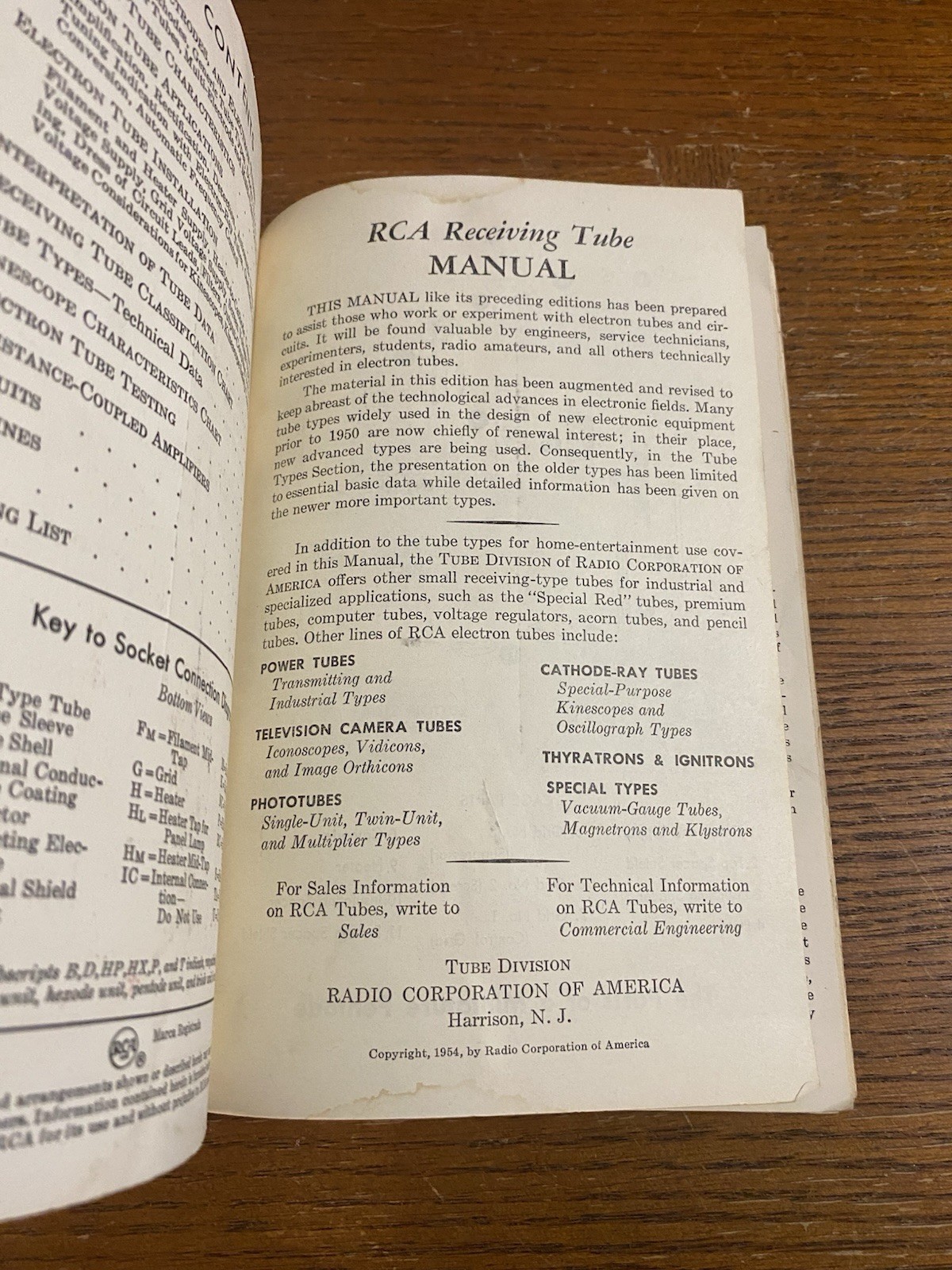 1950s RCA Receiving Tube Manual RC-17