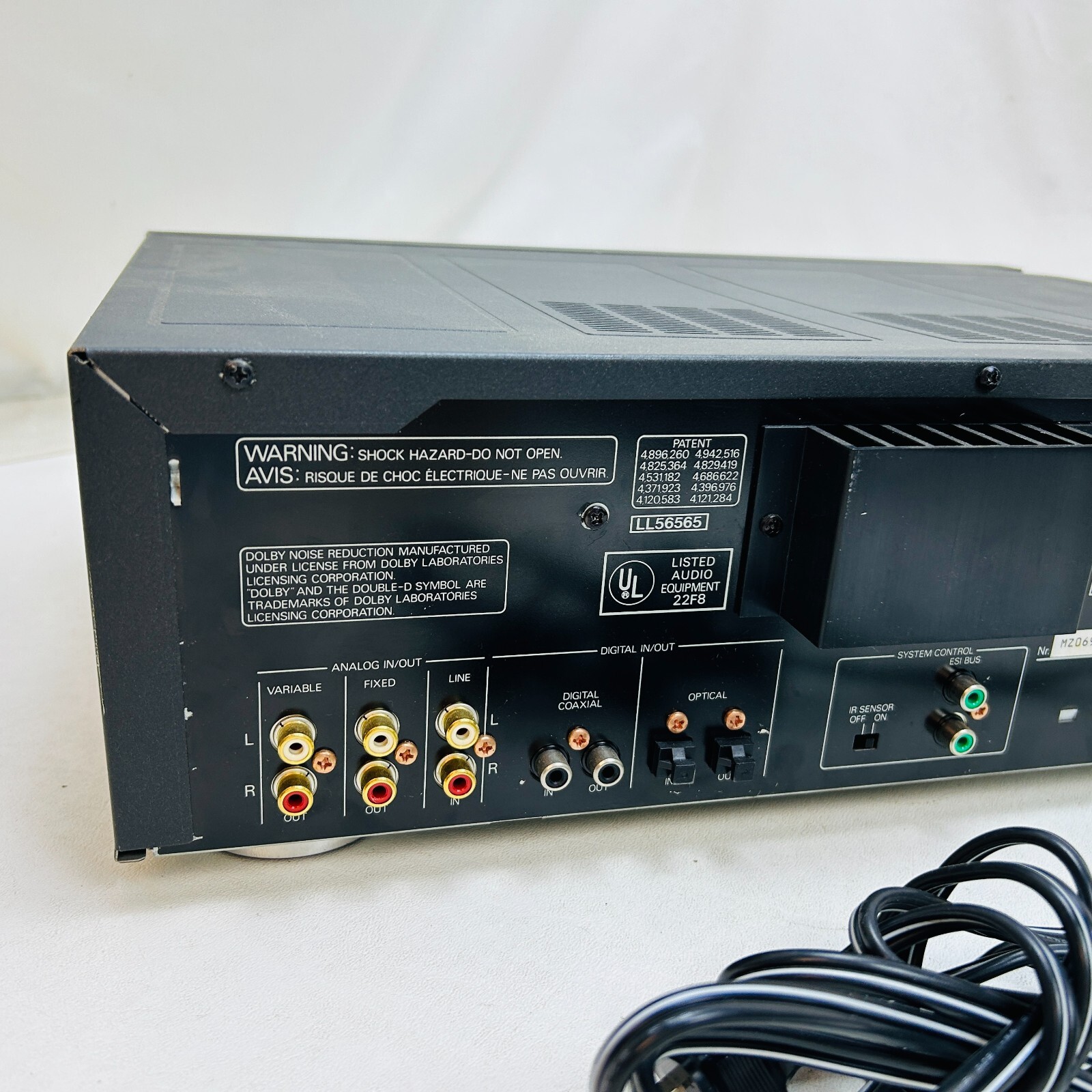 Philips DCC 900 Digital Compact Cassette Recorder Player DCC900 BK01 AS-IS PARTS