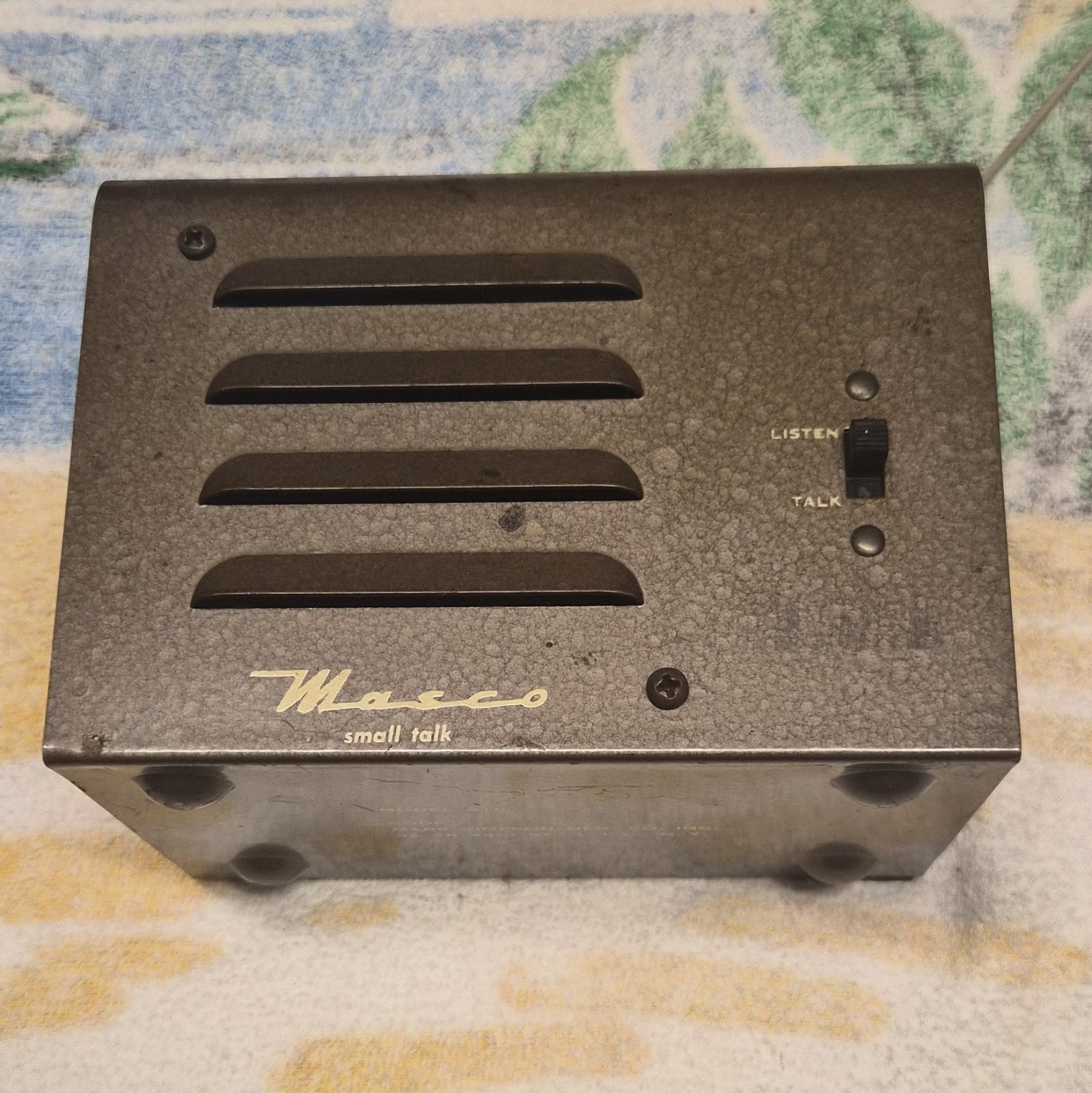 Masco Small Talk STR Listen/Talk Intercom Speaker Box Unit w/ Attached Cord