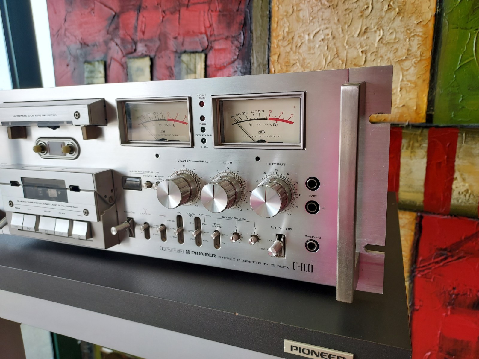 Pioneer CT-F1000 W/ Spec Handles Multi -Volt Professionally Serviced Restored